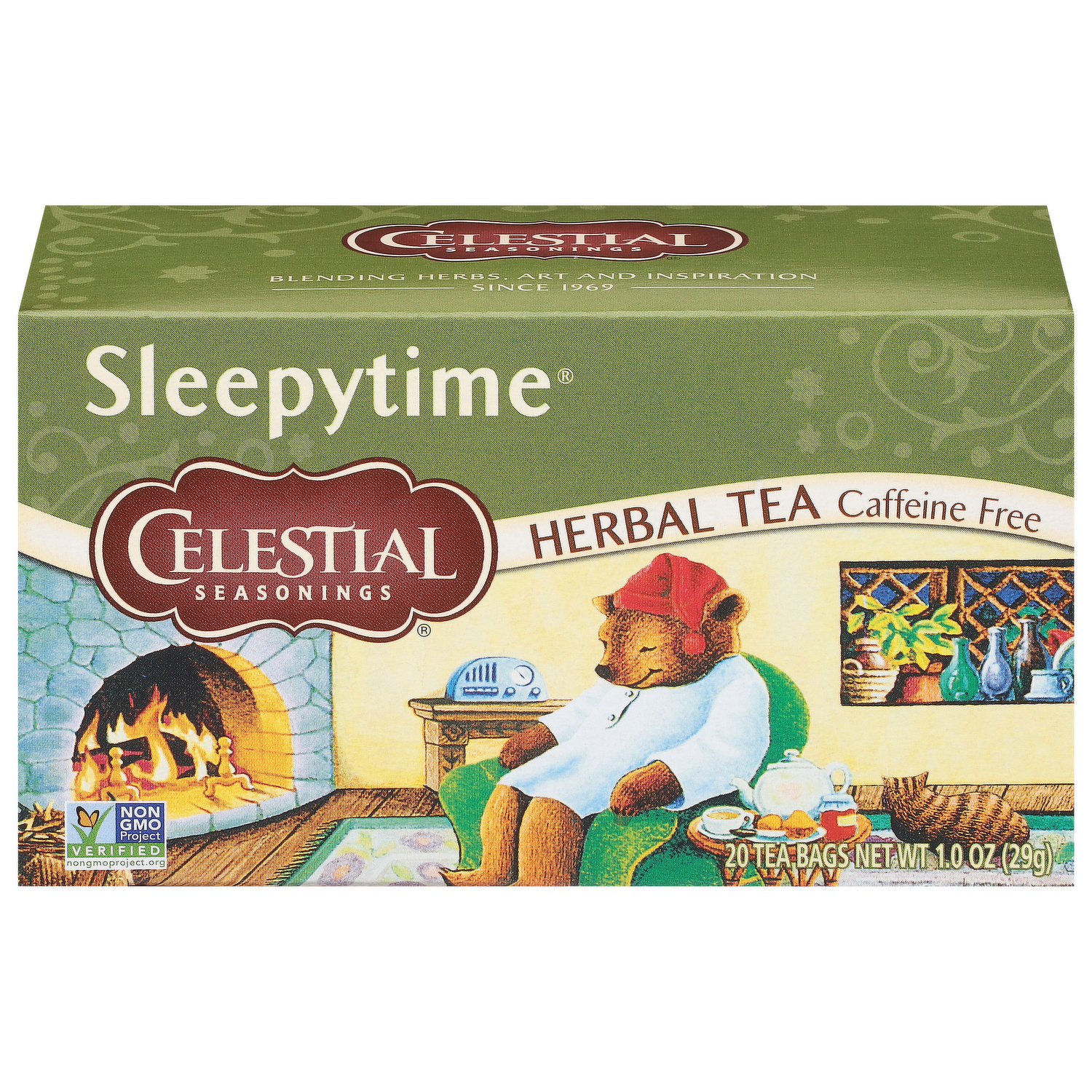 Celestial Seasonings Herbal Tea, Caffeine Free, Country Peach