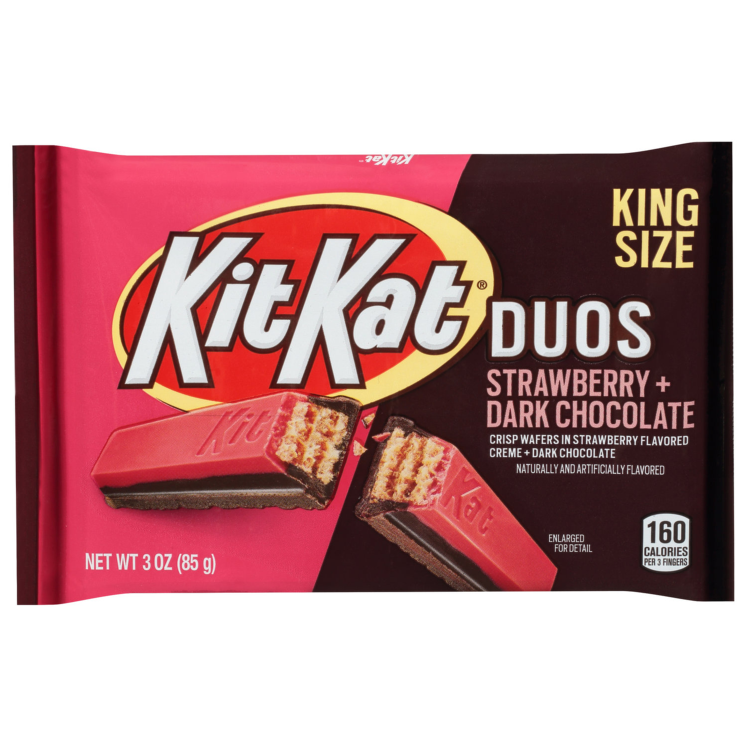 KIT KAT Milk Chocolate Wafer Snack Size, Valentine's Day Candy Bag, 10.78 oz