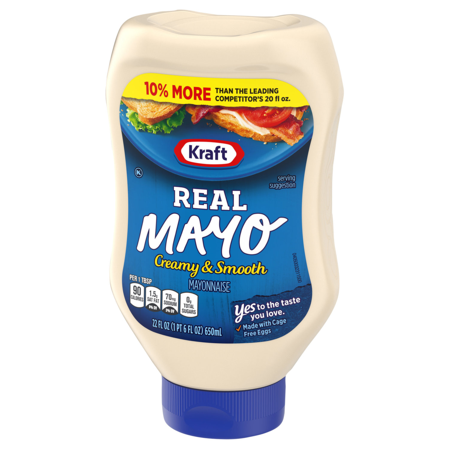 Kraft Mayo, Real, Creamy & Smooth - 30 fl oz