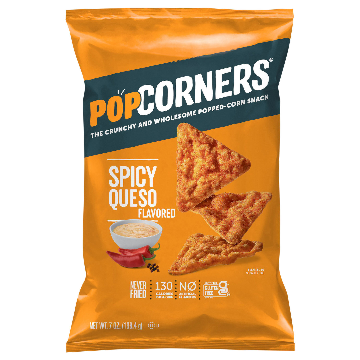 PopCorners Popped-Corn Snacks, Kettle Corn, Sweet & Salty 7 oz