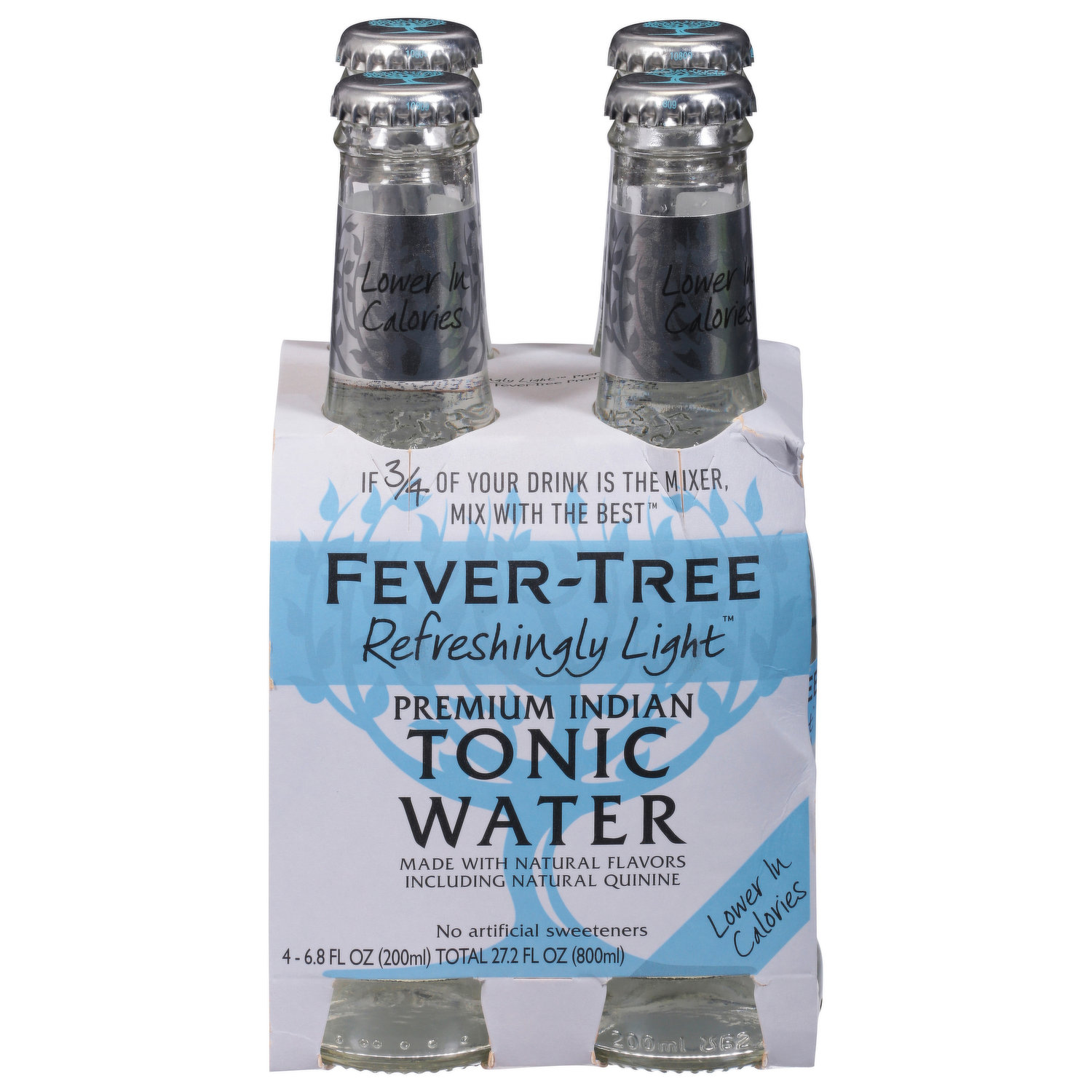 8 Bottles) Fever-Tree Premium Tonic Water, 16.9 Fl Oz 