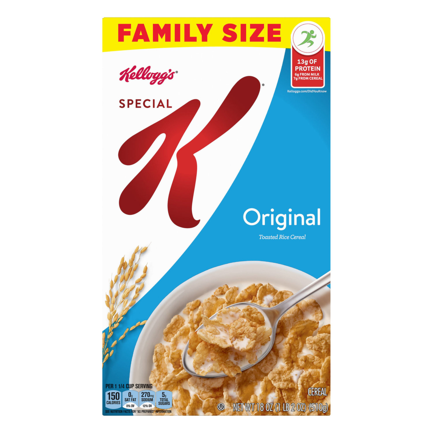 Special K Cereal, Original, Family Size - Super 1 Foods