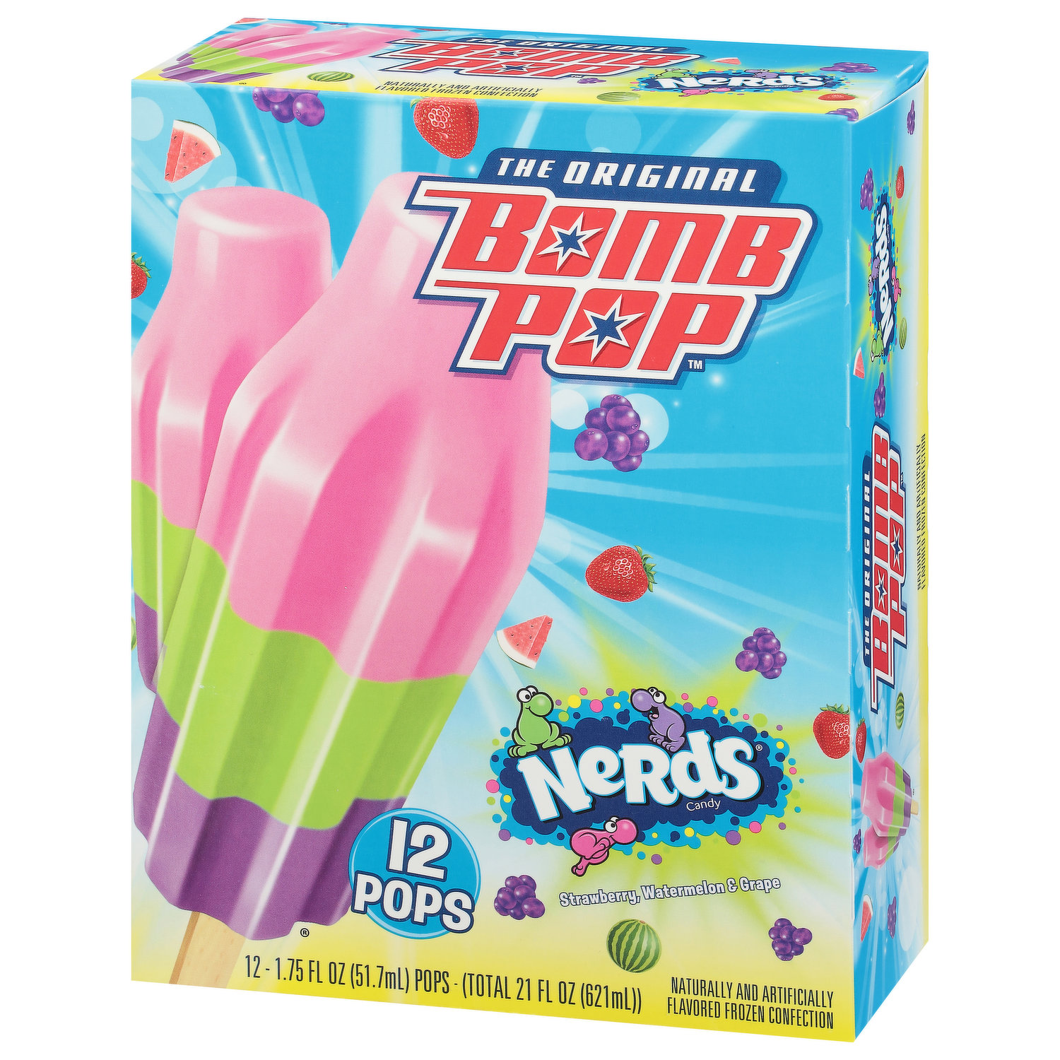 Bomb Pop Frozen Confection, Nerds Candy - Brookshire's