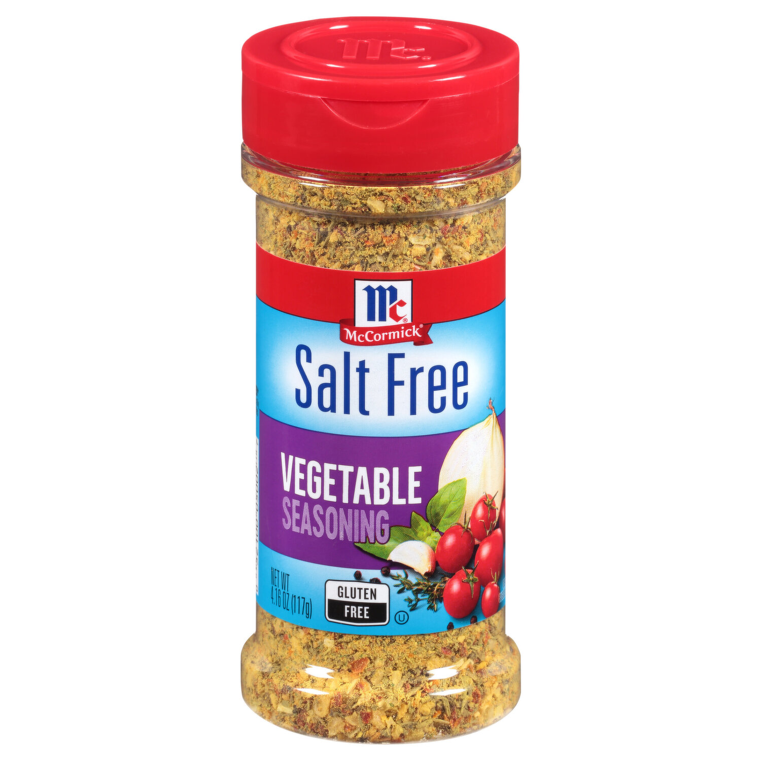 Mccormick Seasoning, Salt Free, Vegetable - 4.16 oz