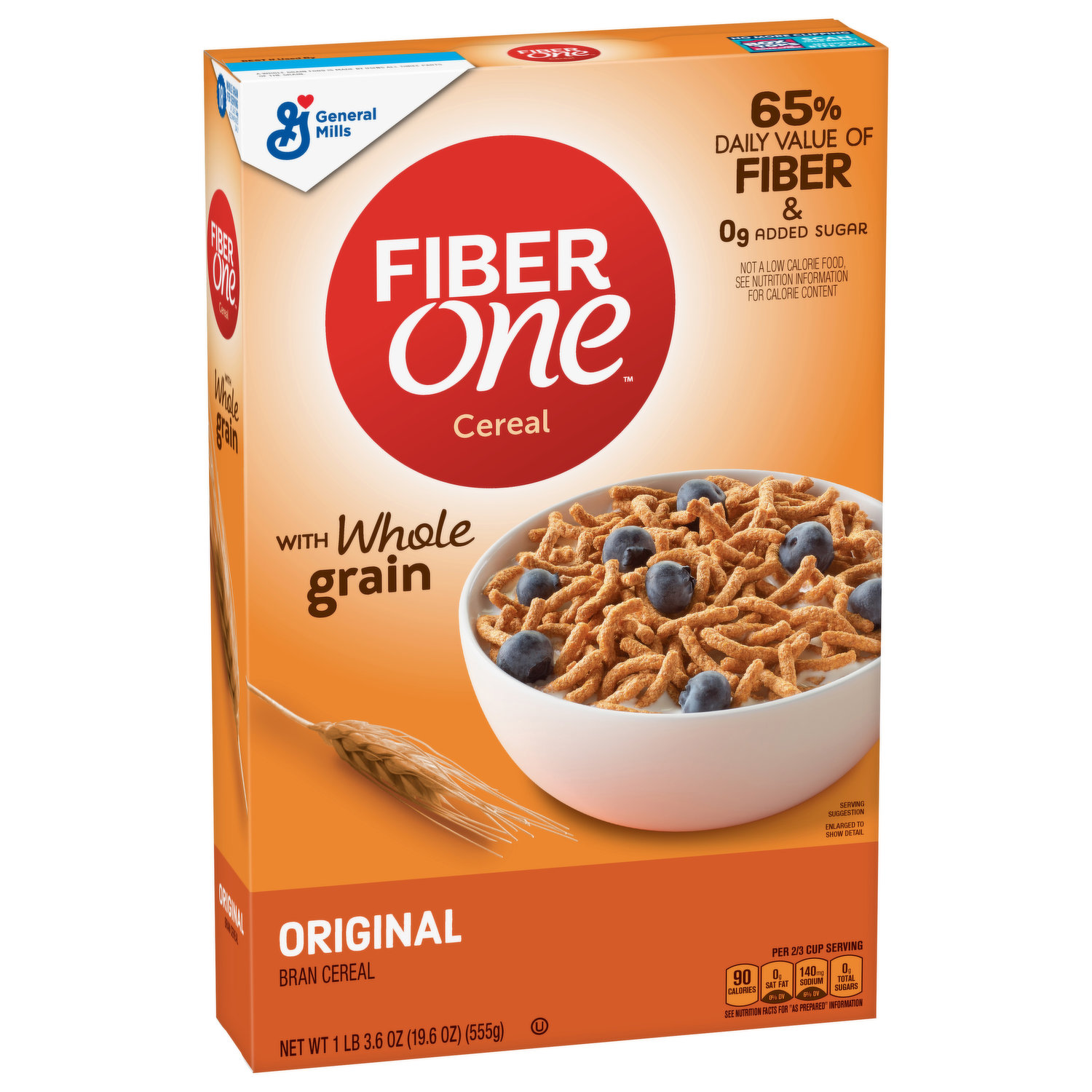 General Mills Fiber One Honey Cluster Cereal, Cereal