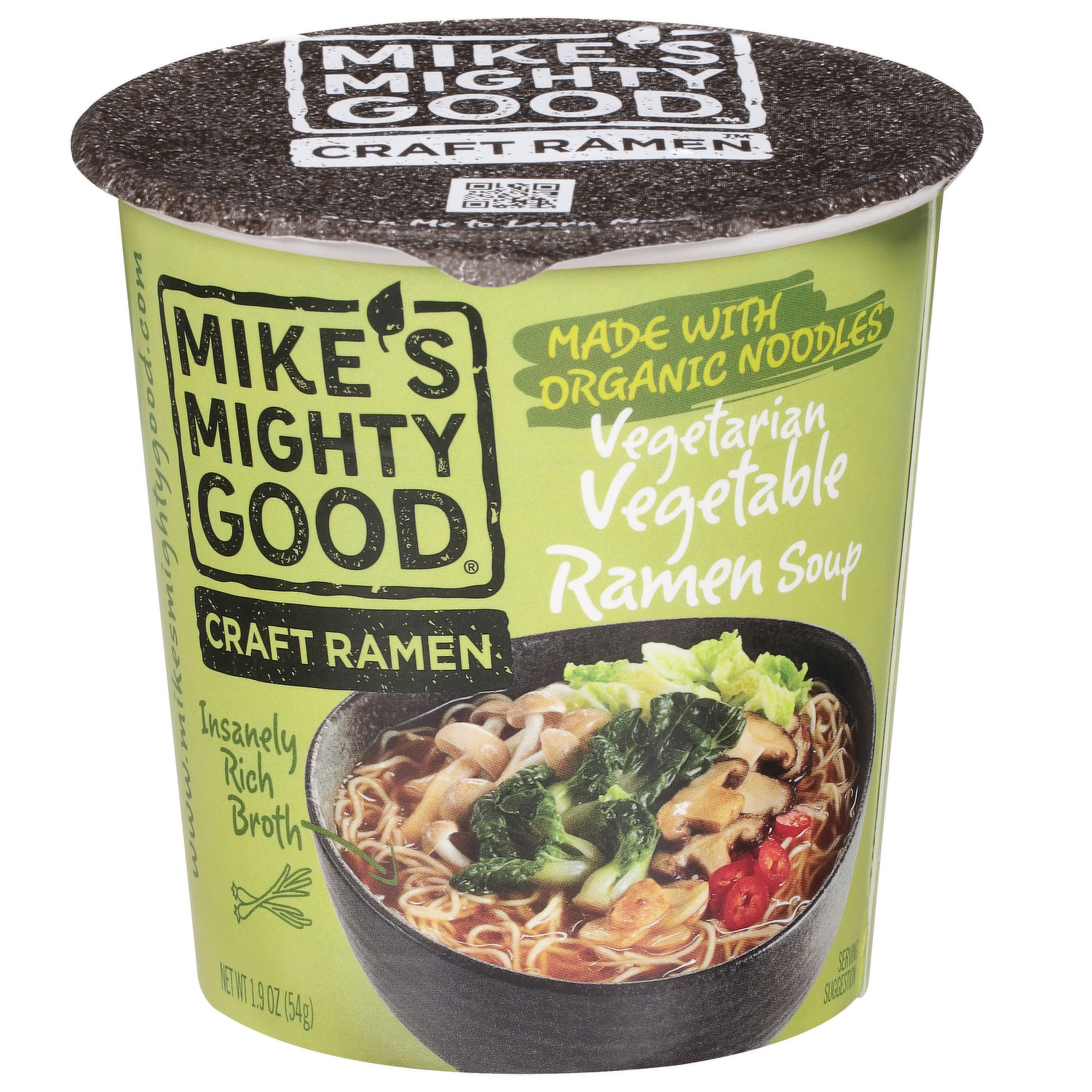 Mike's Mighty Good Ramen Soup, Vegetarian Vegetable - Brookshire's