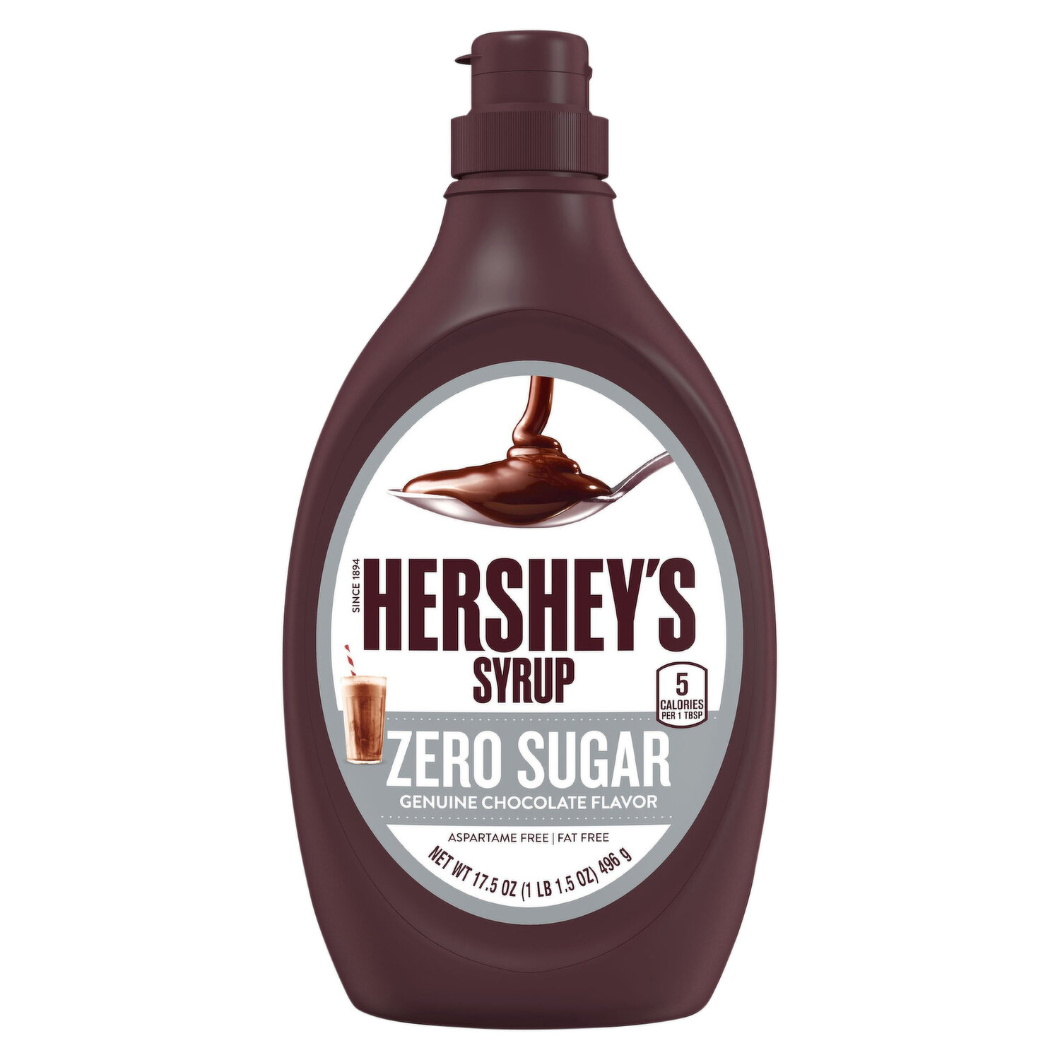 Hershey's Syrup, Zero Sugar, Genuine Chocolate Flavor - Brookshire's