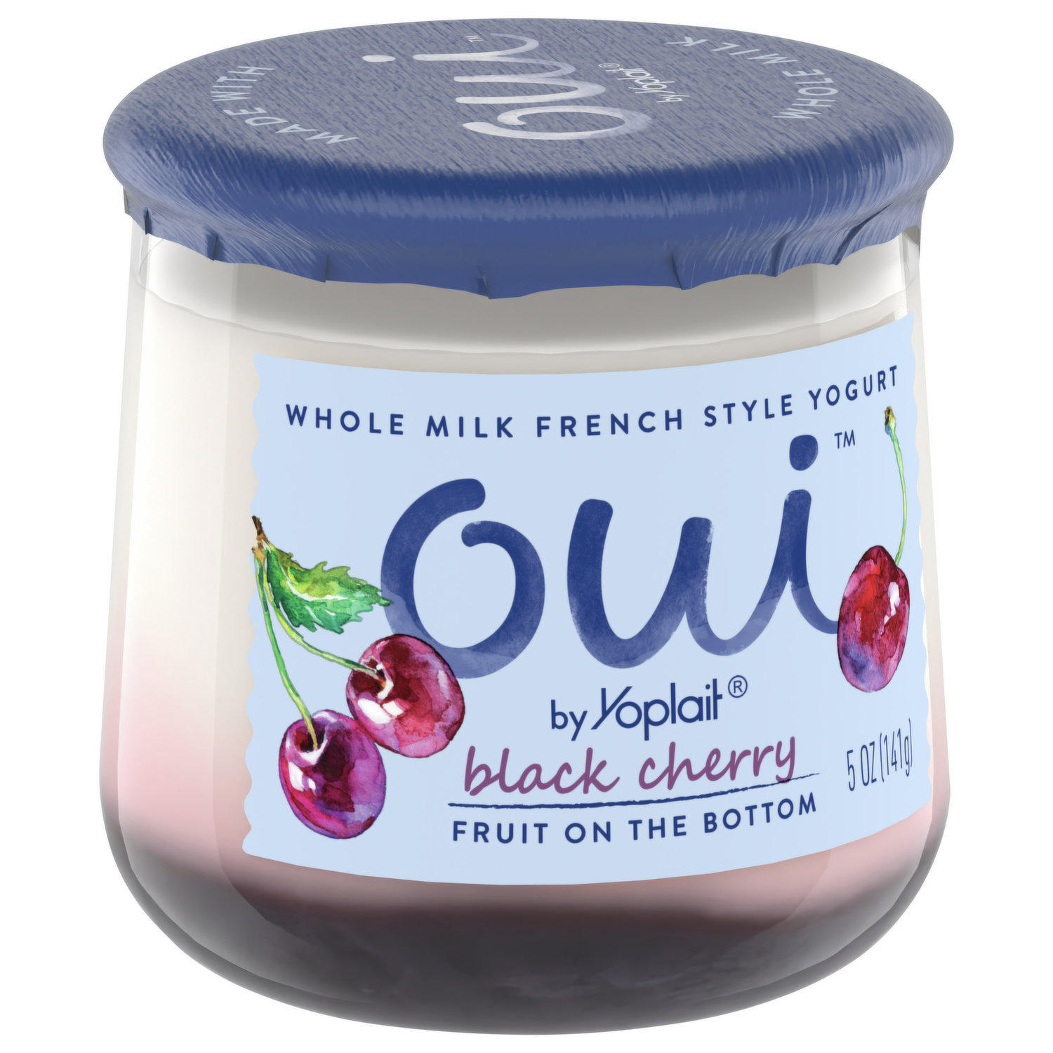 Oui by Yoplait French Style Strawberry Whole Milk Yogurt, 5 OZ Jar