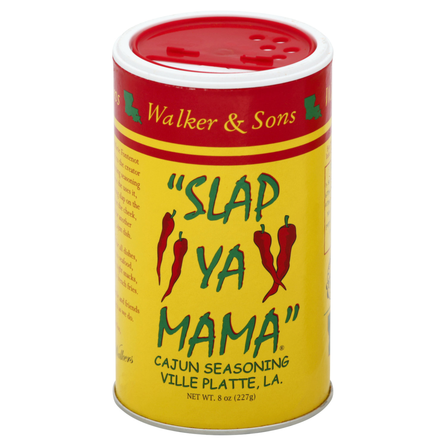 Walker & Sons Slap Ya Mama Cajun Seasoning, Hot - 8 oz