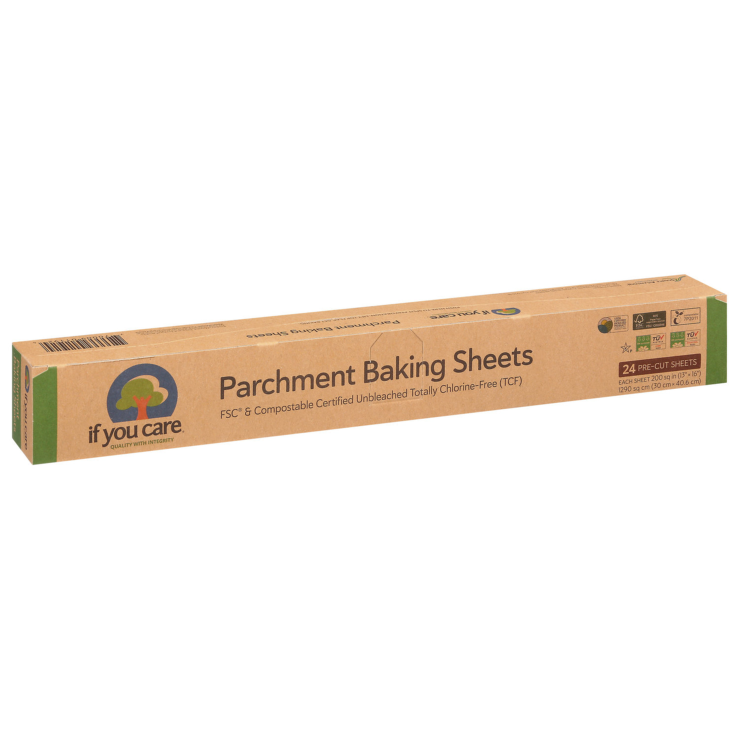 If You Care Baking Sheets, Parchment - 24 pre-cut sheets