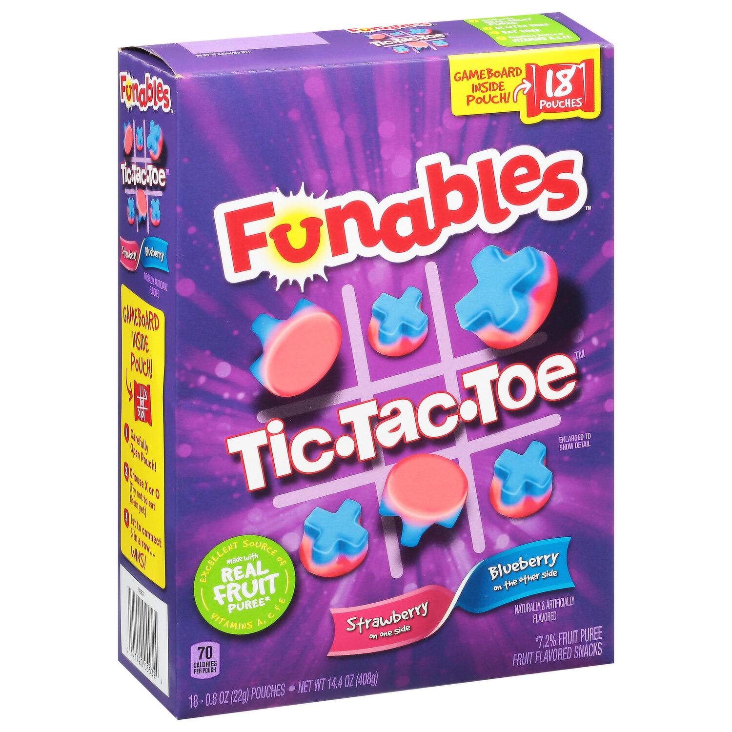 Funables - Funables, Fruit Flavored Snacks, Trolls (10 count