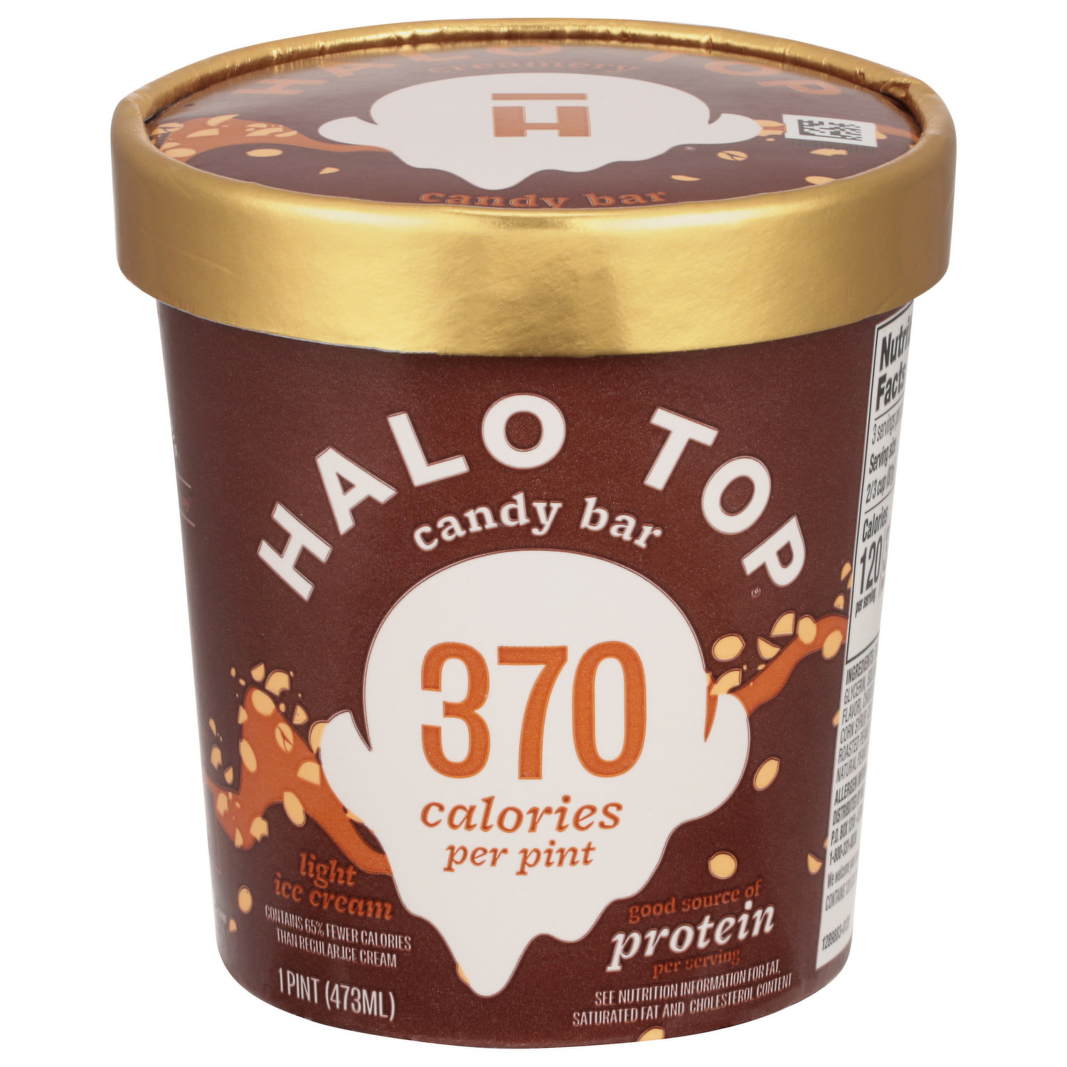 Halo Ice Cream, Light, Candy Bar