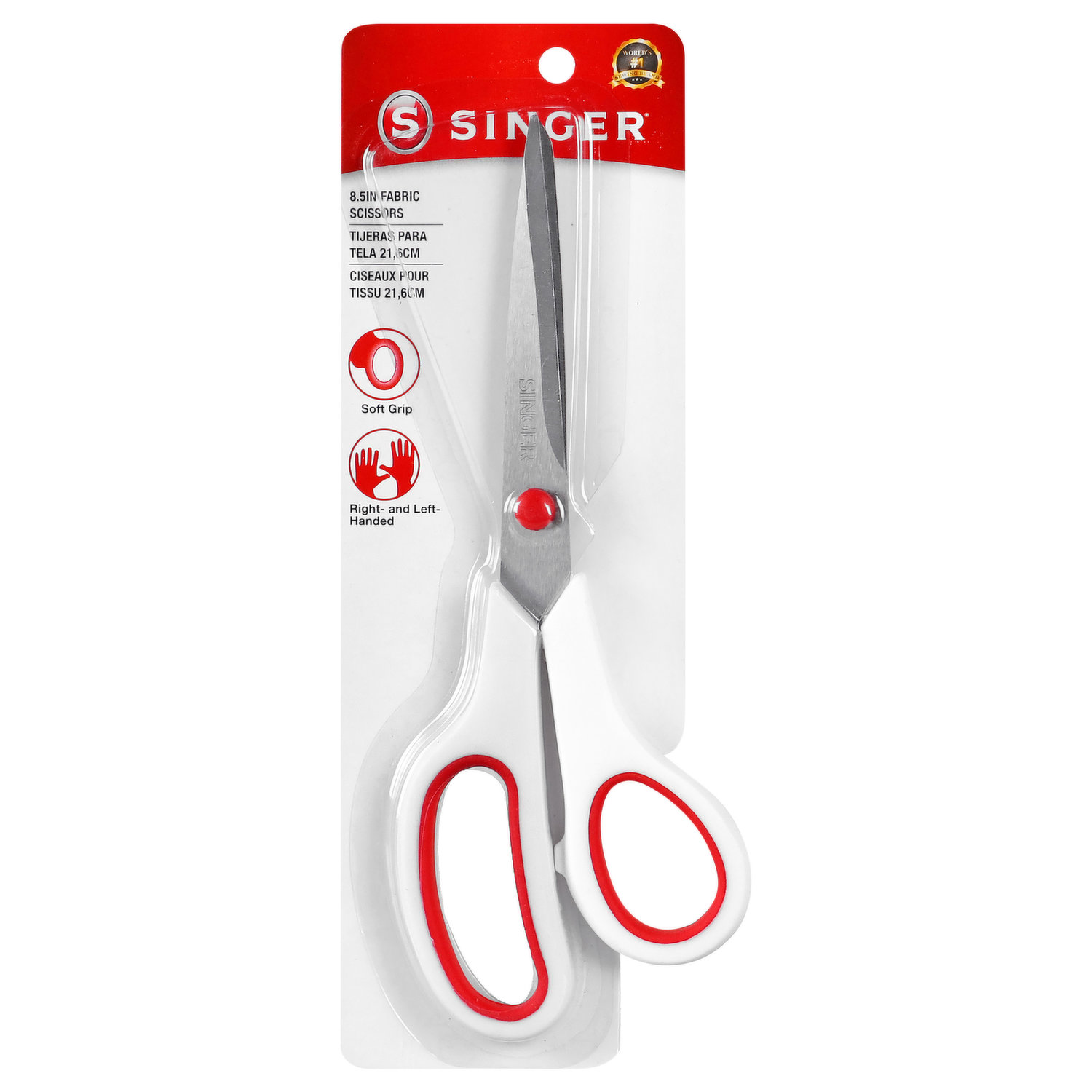 Singer Sewing Scissors 2 Pack 8.5 Fabric & 4 Mini Detail Scissors -  075691071752