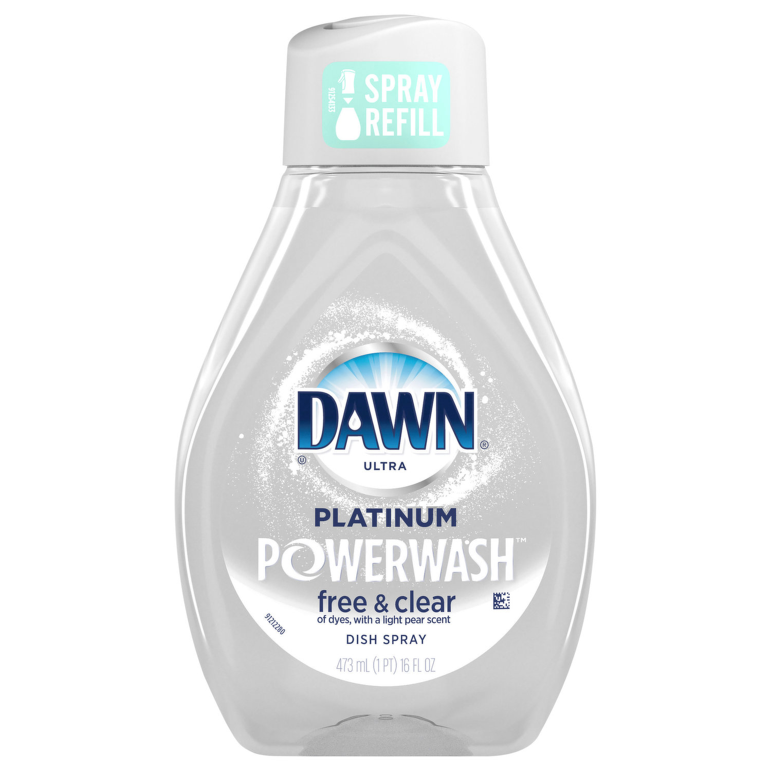 Dawn Ultra Platinum Powerwash Dish Spray, Apple - 473 ml