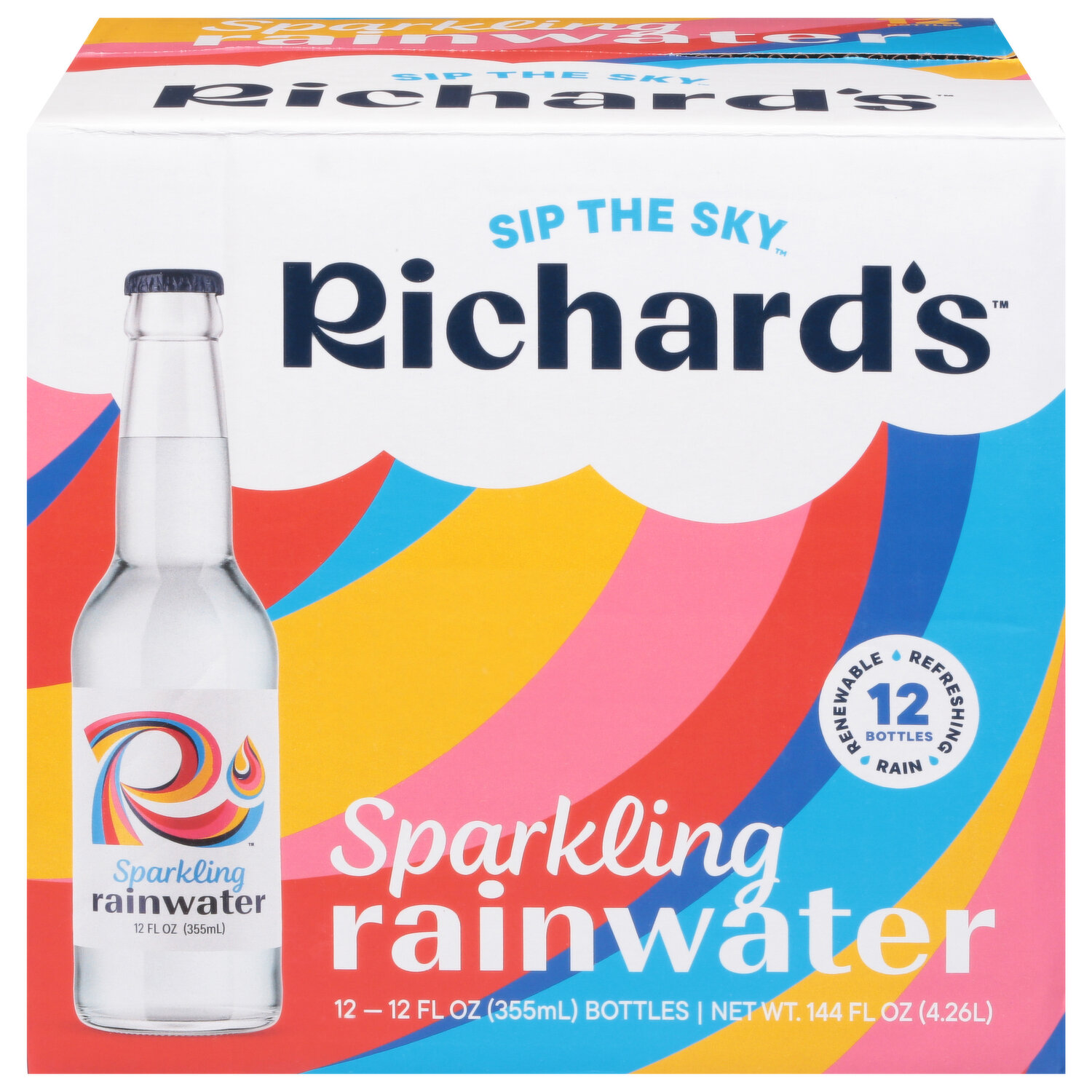 Richard's Sparkling Rainwater Glass Bottle