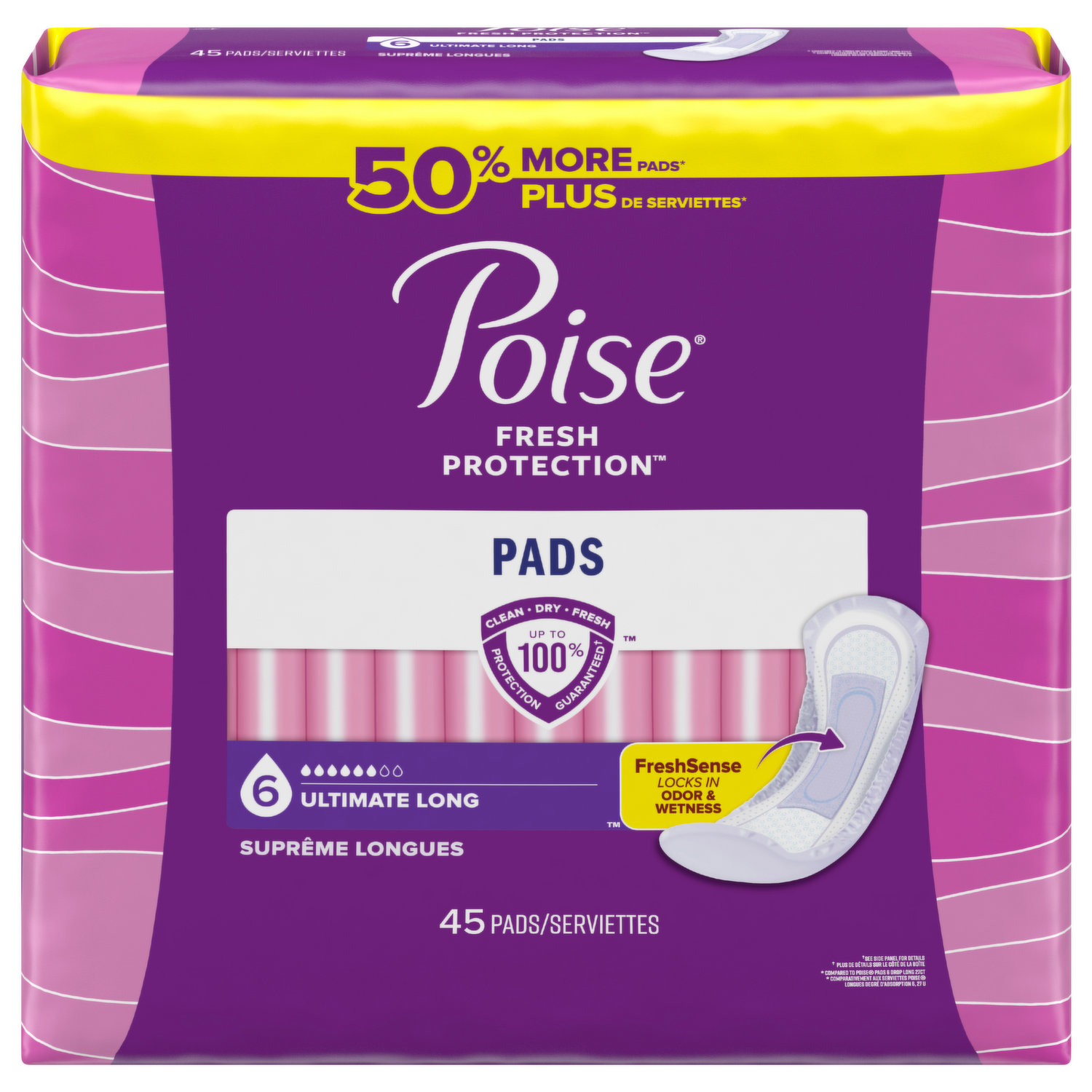 TopCare Pads, Moderate Absorbency 4, Long, Value Pack - Brookshire's