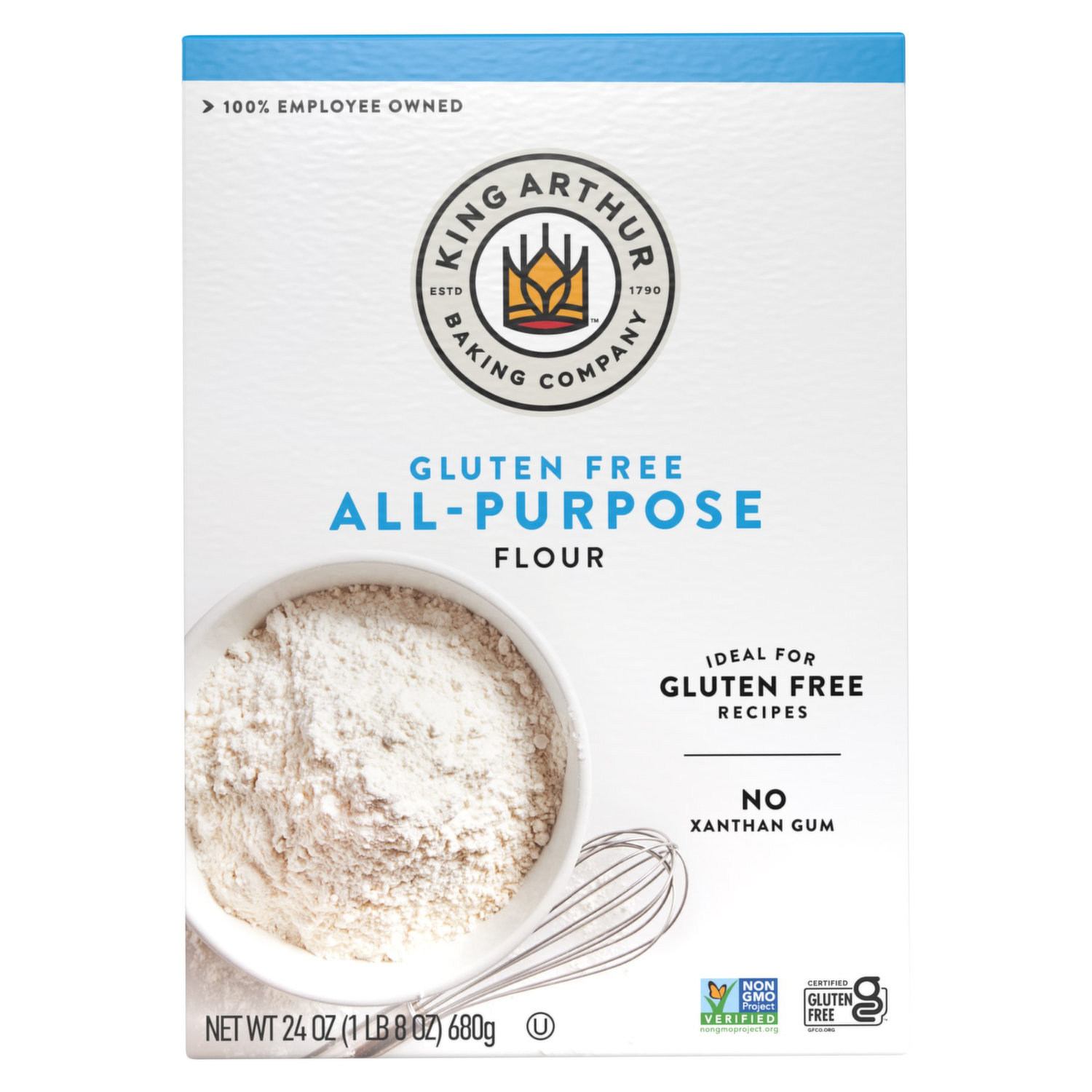 King Arthur Baking Company Organic Unbleached All Purpose Flour -- 5 lbs