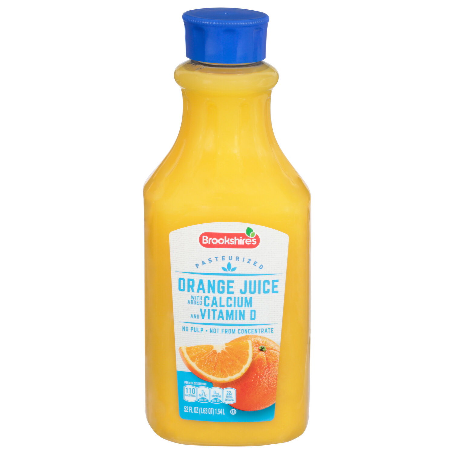 A&p 2 Qt. Glass Orange Juice Bottle