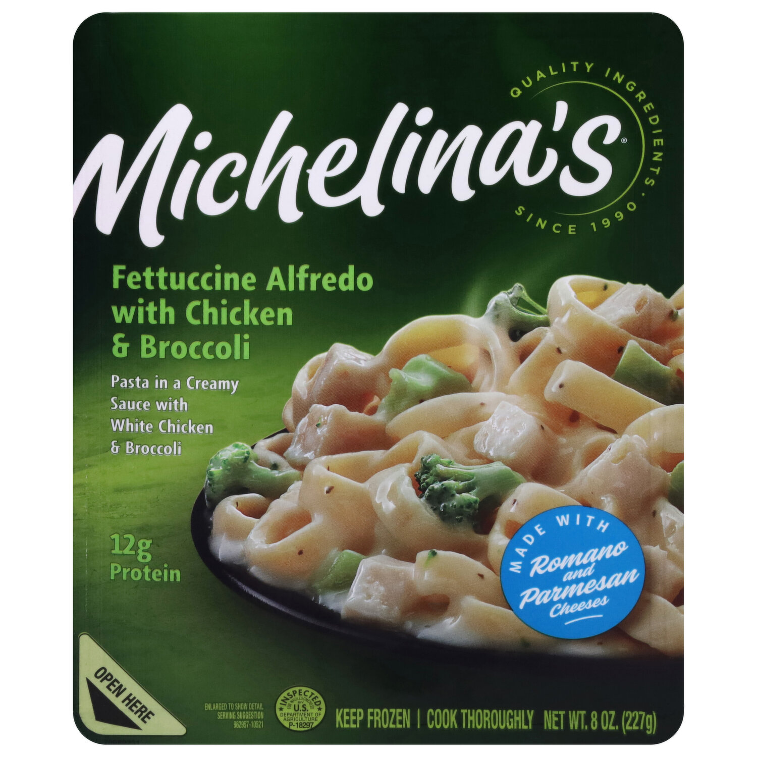 Michelina's Fettuccine Alfredo with Chicken & Broccoli - Brookshire's