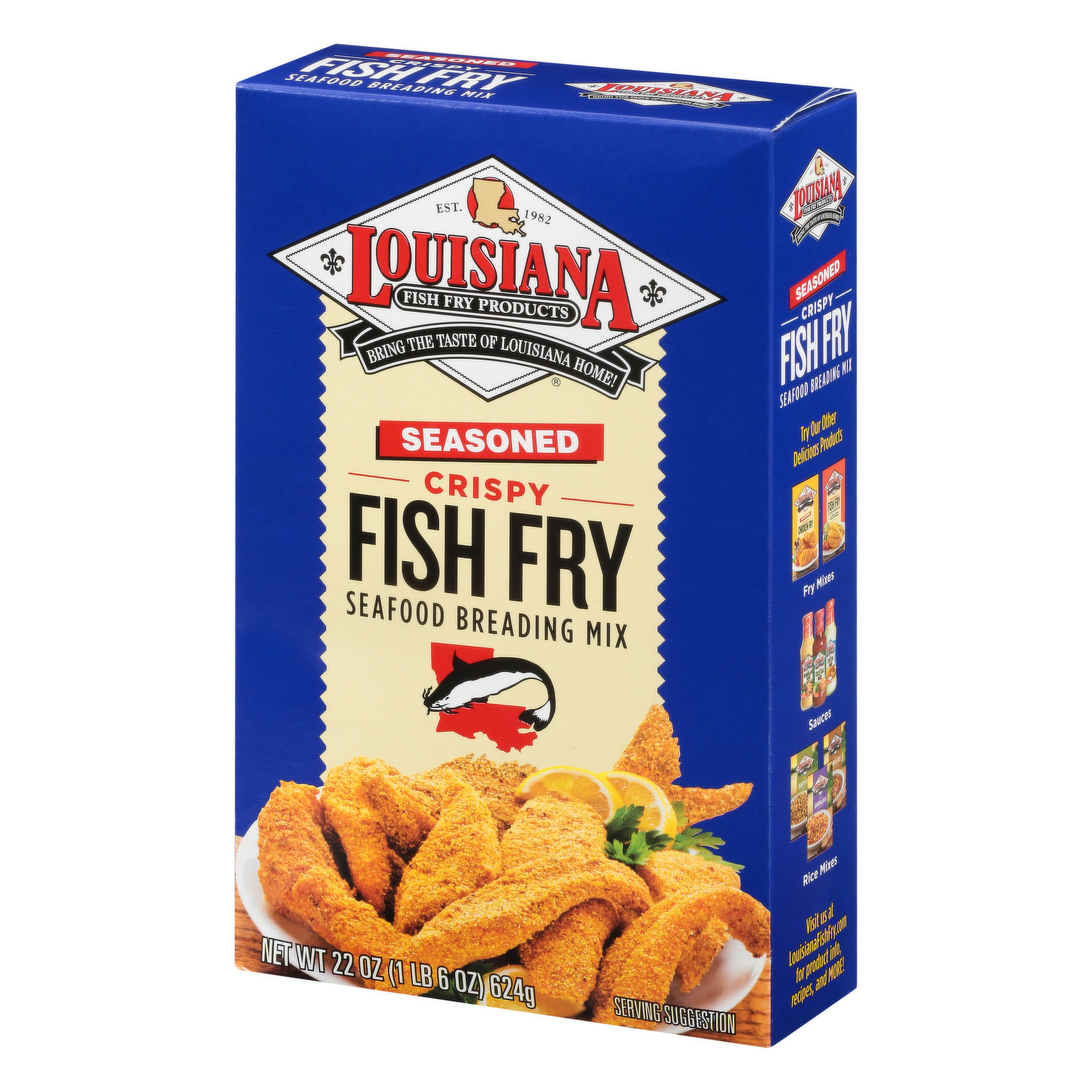 Louisiana Fish Fry Crunchy Bake Seasoned Coating Mix for Chicken