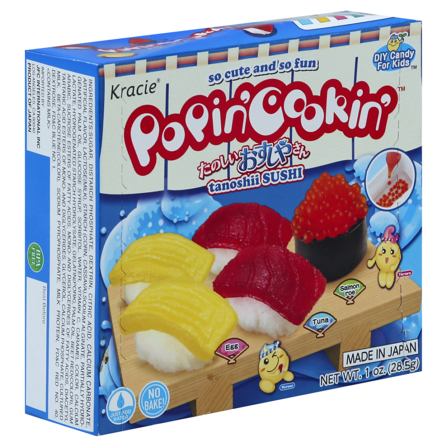 Kracie Popin' Cookin' Tanoshii Cakes, Vanilla & Strawberry Cream - 0.9 oz