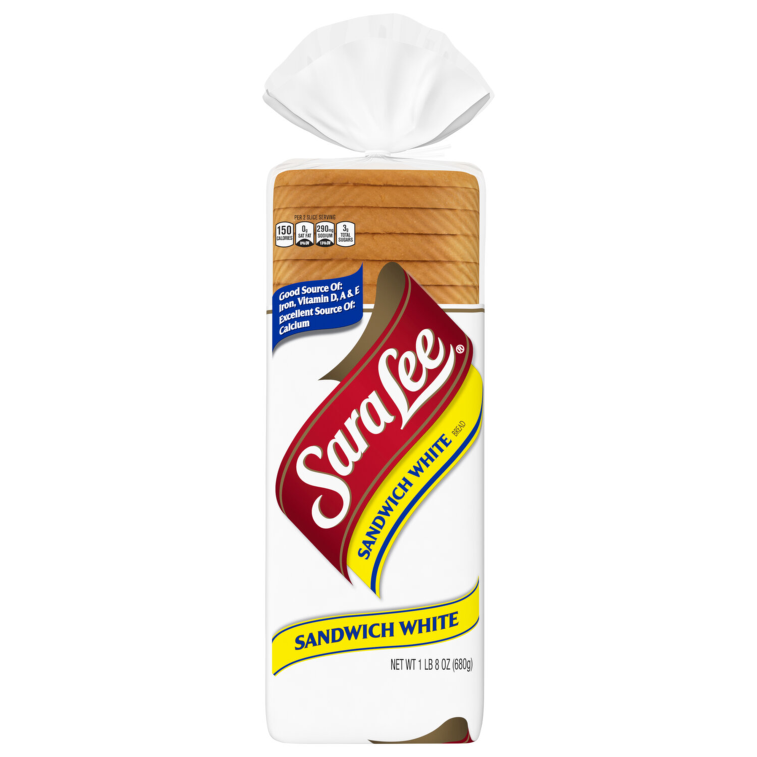 Sara Lee White made with Whole Grain Sandwich Bread, 20 oz - Pay Less Super  Markets