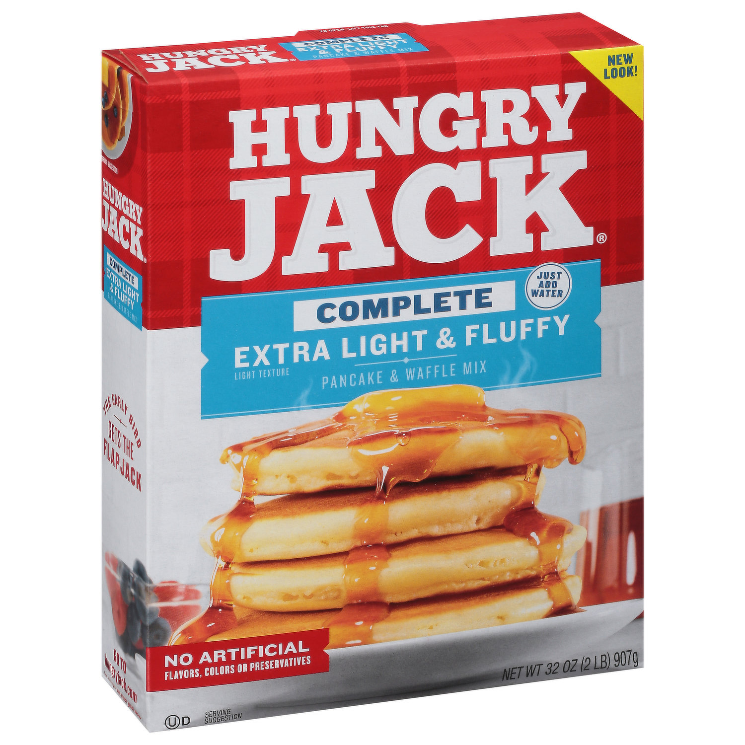 Hungry Jack Pancake & Waffle Mix, Complete, Extra Light & Fluffy
