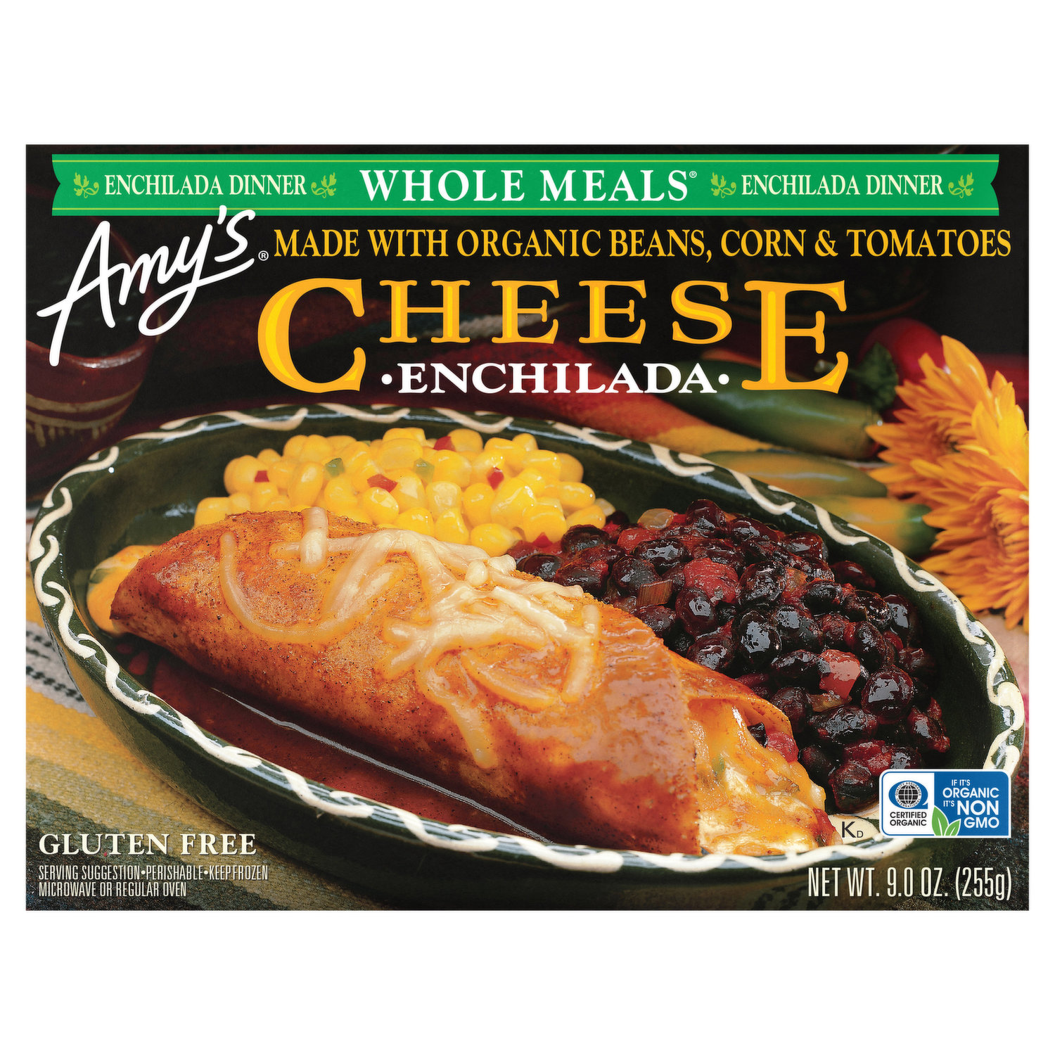 Real Good Gluten Free Frozen Grande Chicken Enchiladas - 9oz