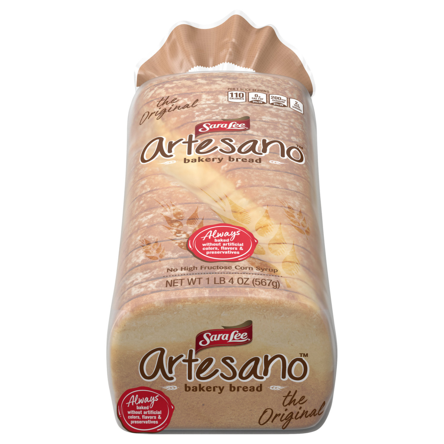 Pan blanco Bimbo Artesano original 567 g