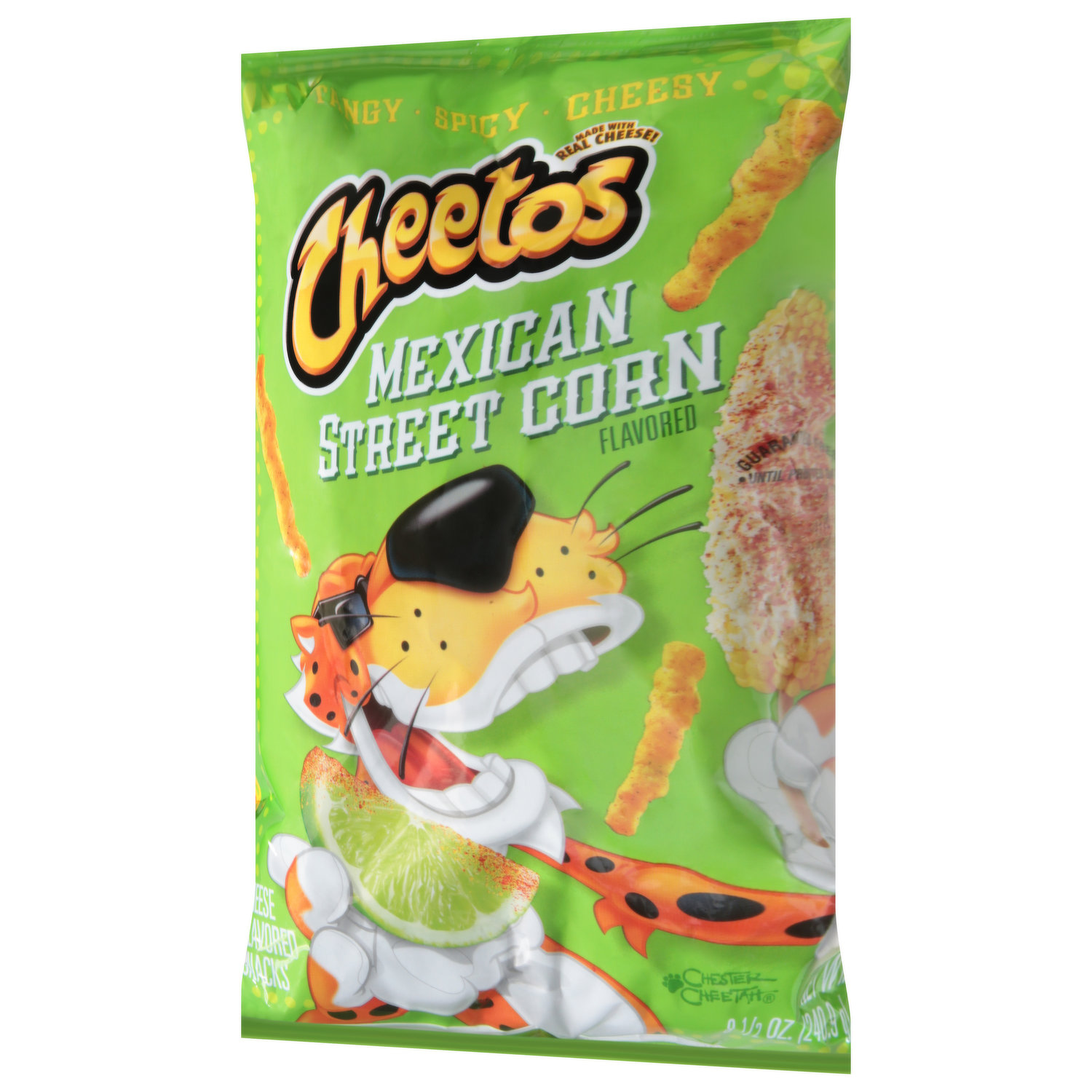 Cheetos Crunchy Cheese Cheddar Jalapeno Flavored Snack Chips, 3.25 oz Bag