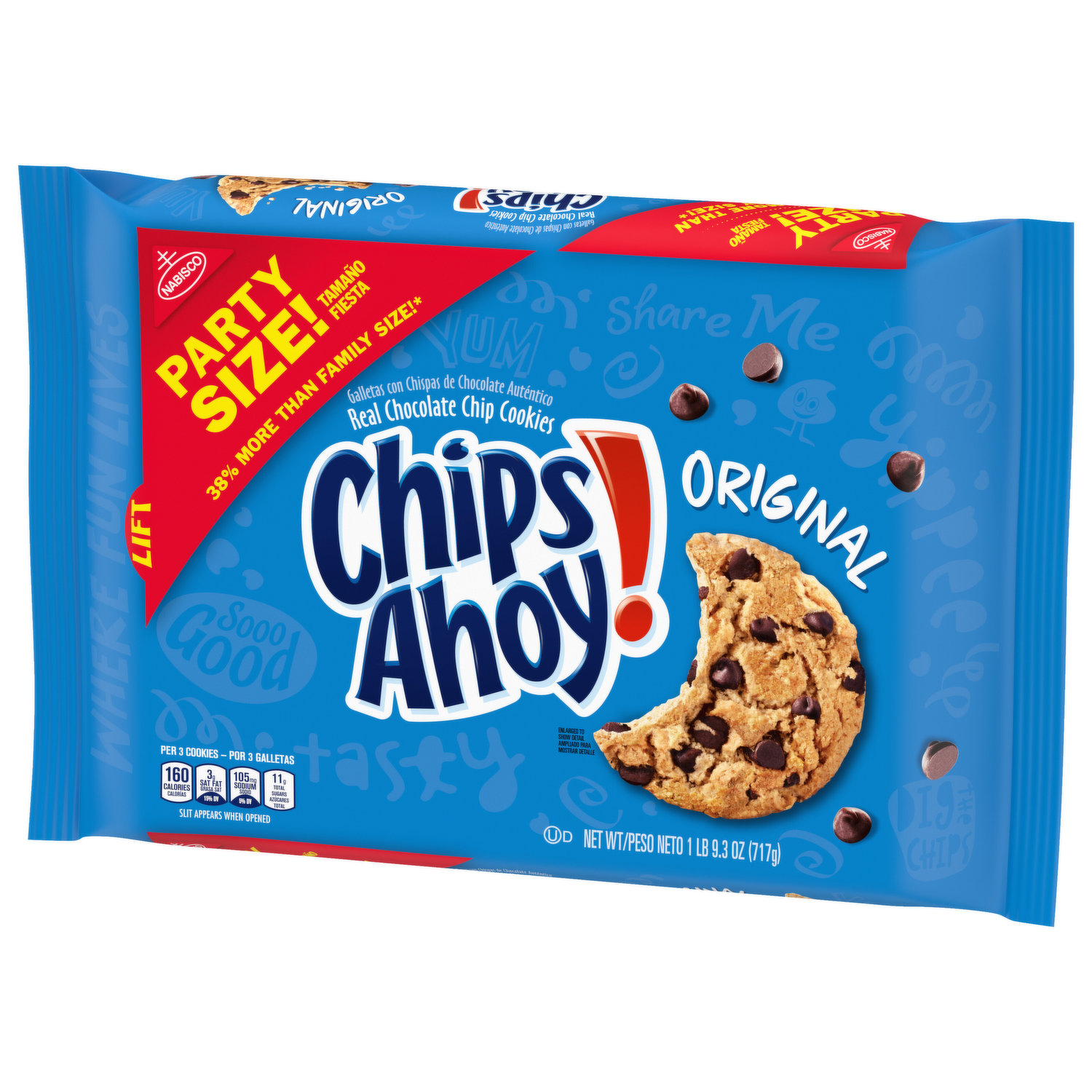 Chips Ahoy! Cookies, Peanut Butter Cups, Family Size! 14.25 Oz