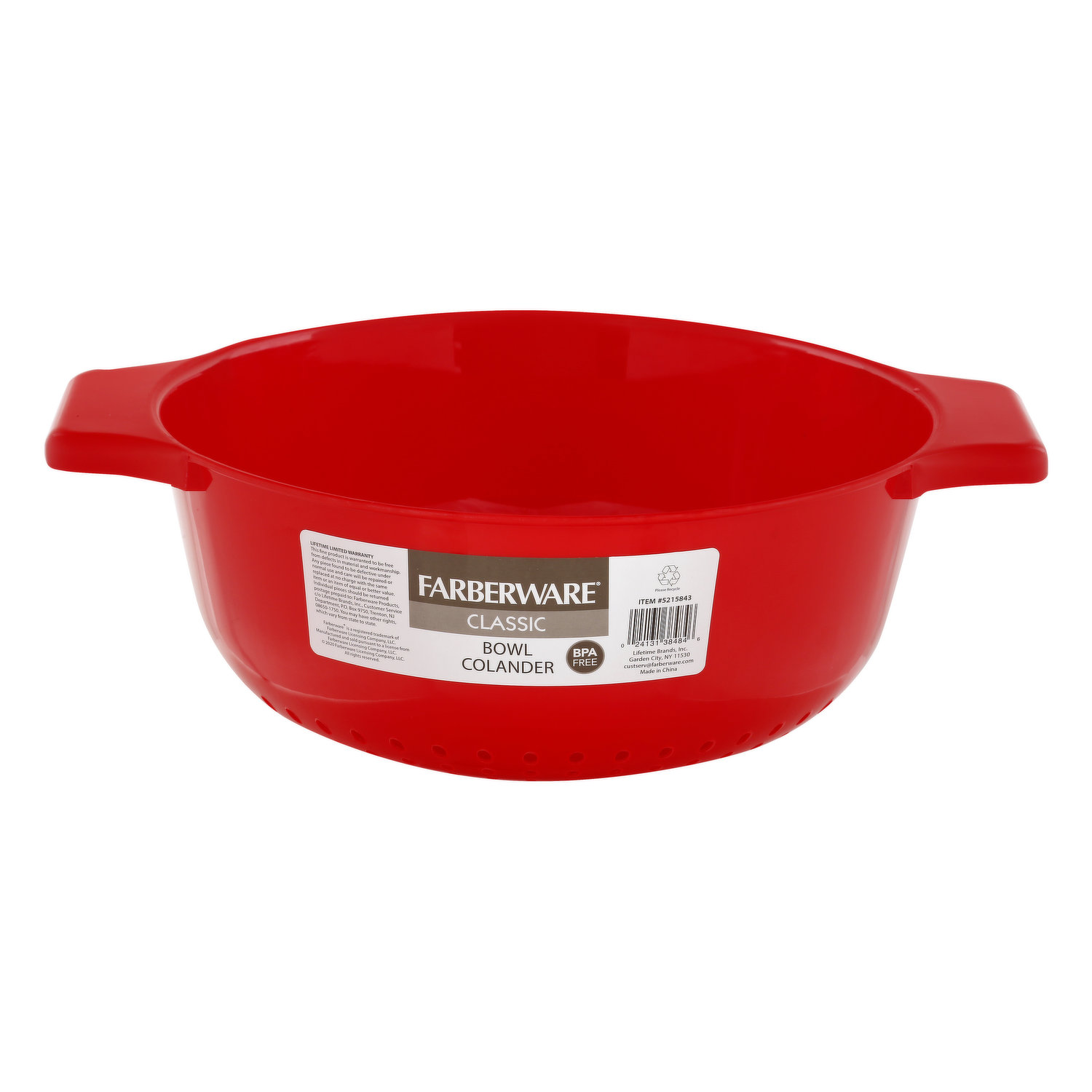 Classic Red Plastic Bowls