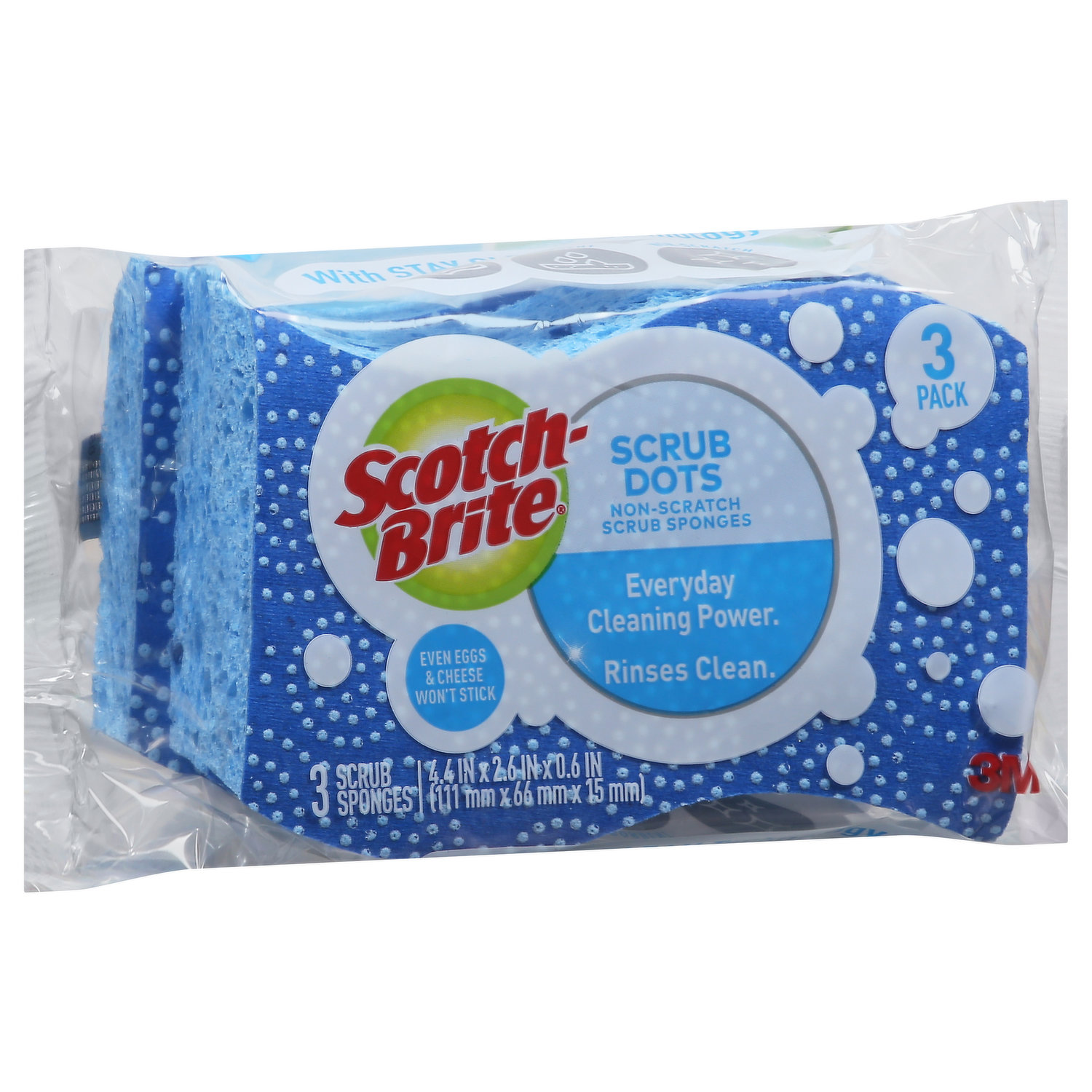 Scotch-Brite® Scrub Dots Non-Scratch Scrub Sponges, 6 pk - Fry's Food Stores