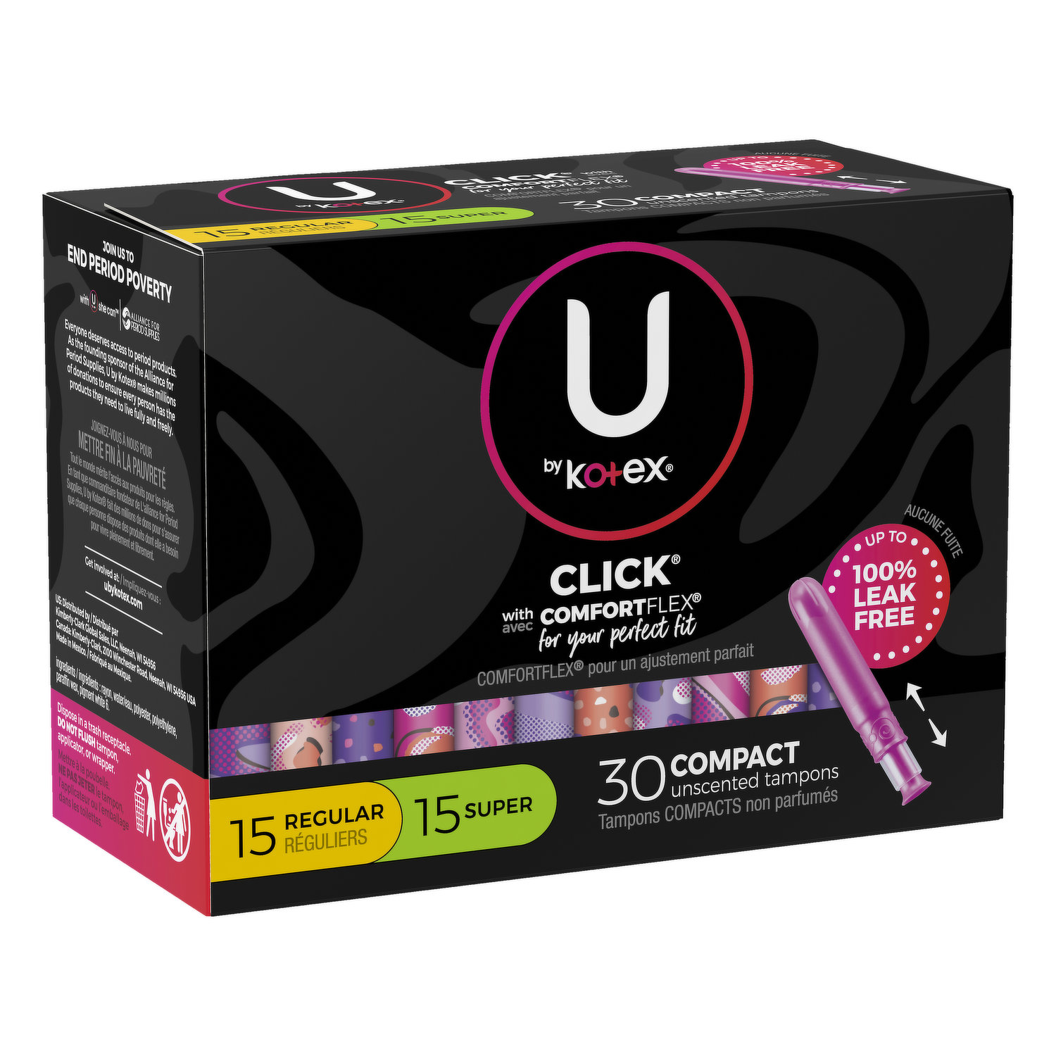 U by Kotex Unscented, Compact