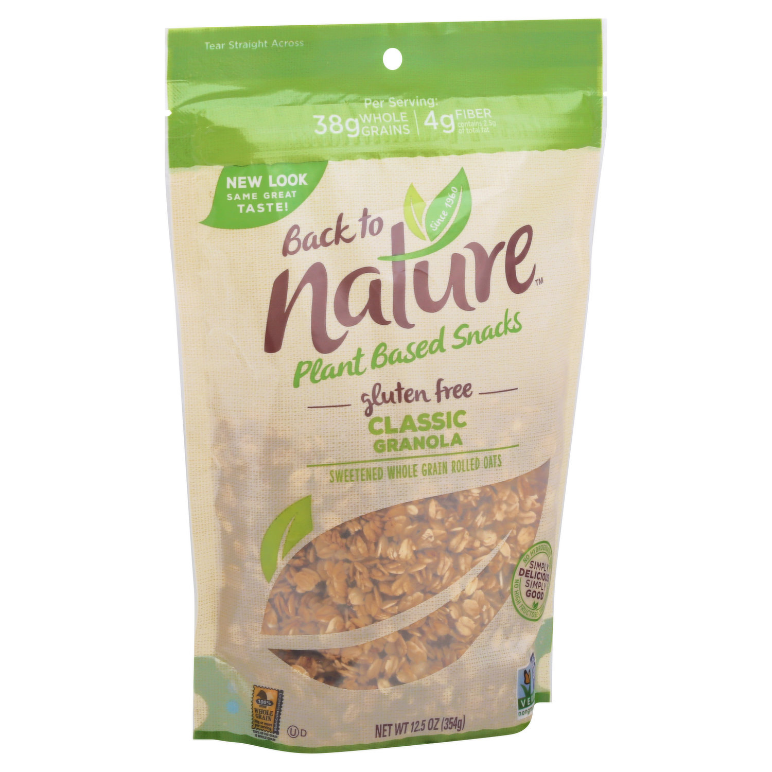 Back To Nature Granola, Gluten Free, Classic