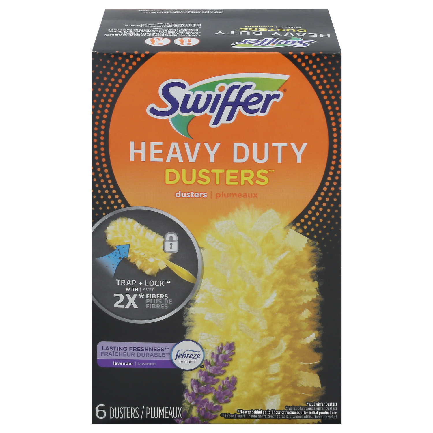 Swiffer Plumeau 360° Duster avec manche extensible, trousse de