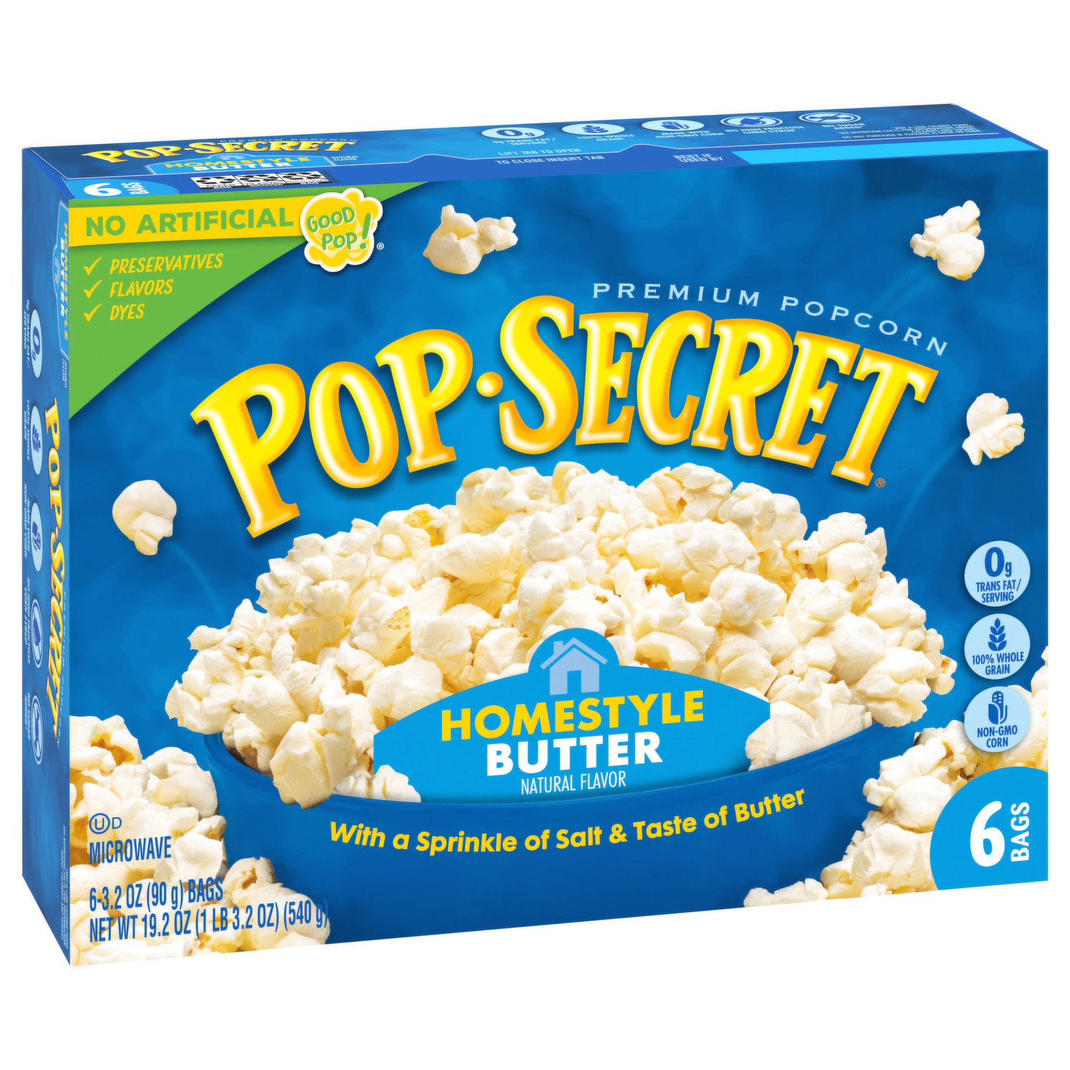 6 Ounce Premium Popcorn Portion Pack - Set of 24