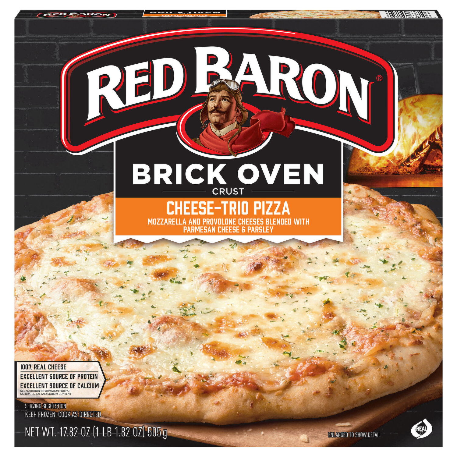 Red Baron Pizzas, Pepperoni, Deep Dish Singles