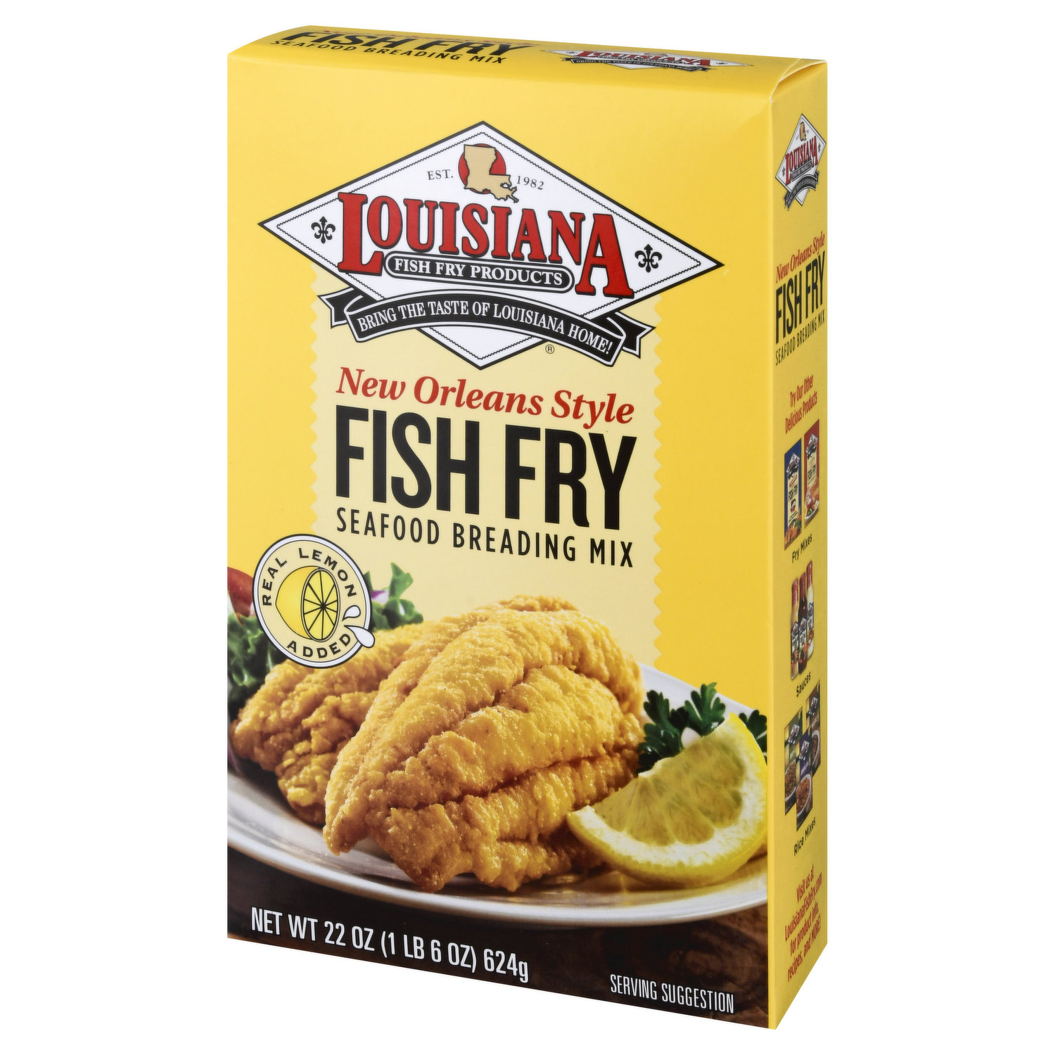 Louisiana Fish Fry Seasoned Coating Mix, Chicken