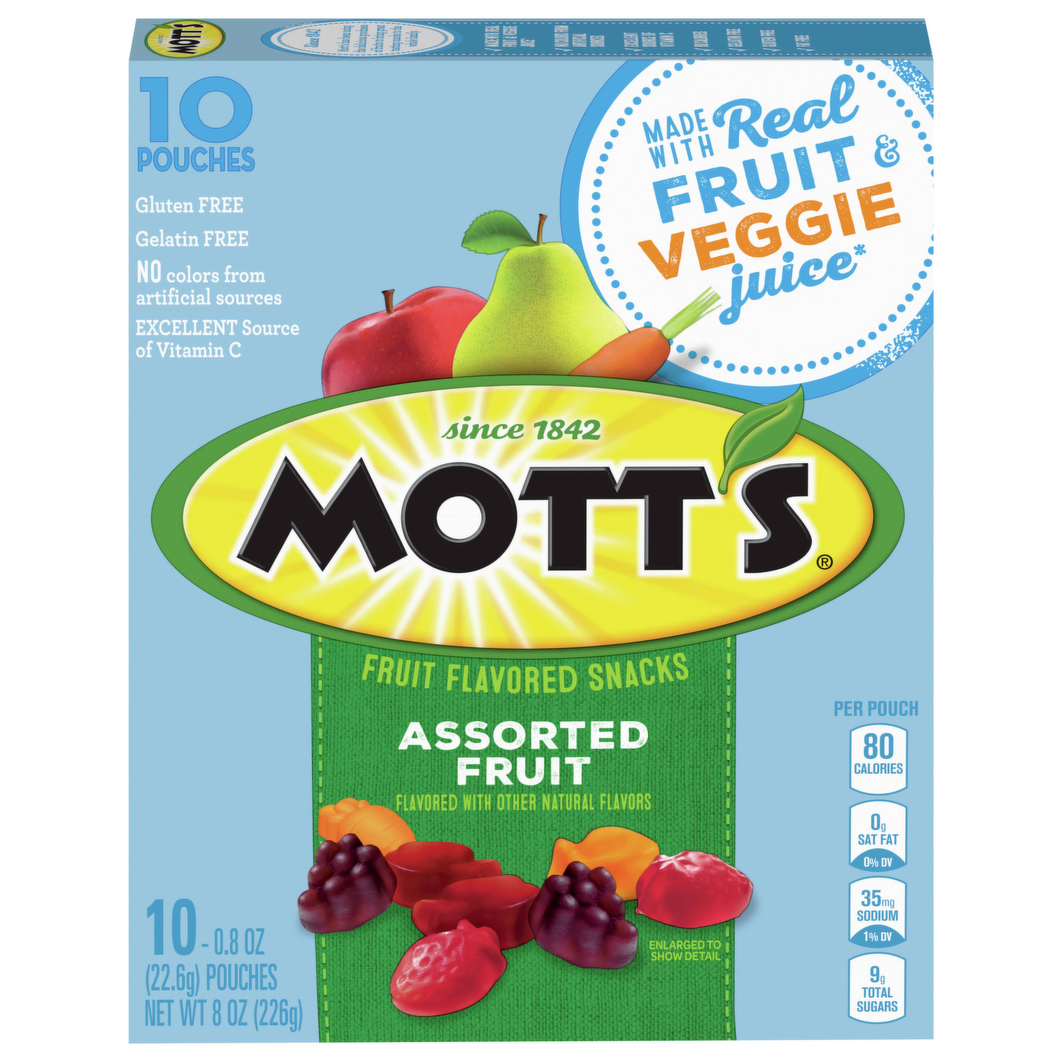 Mott's Sliced Green Apples Snack Packs, 6 pk./2 oz.