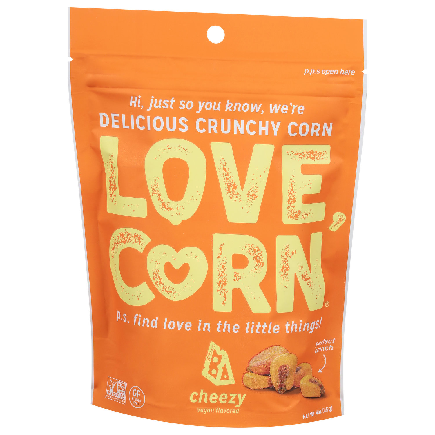 Love Corn Salt & Vinegar Delicious Crunchy Corn, 1.6 oz