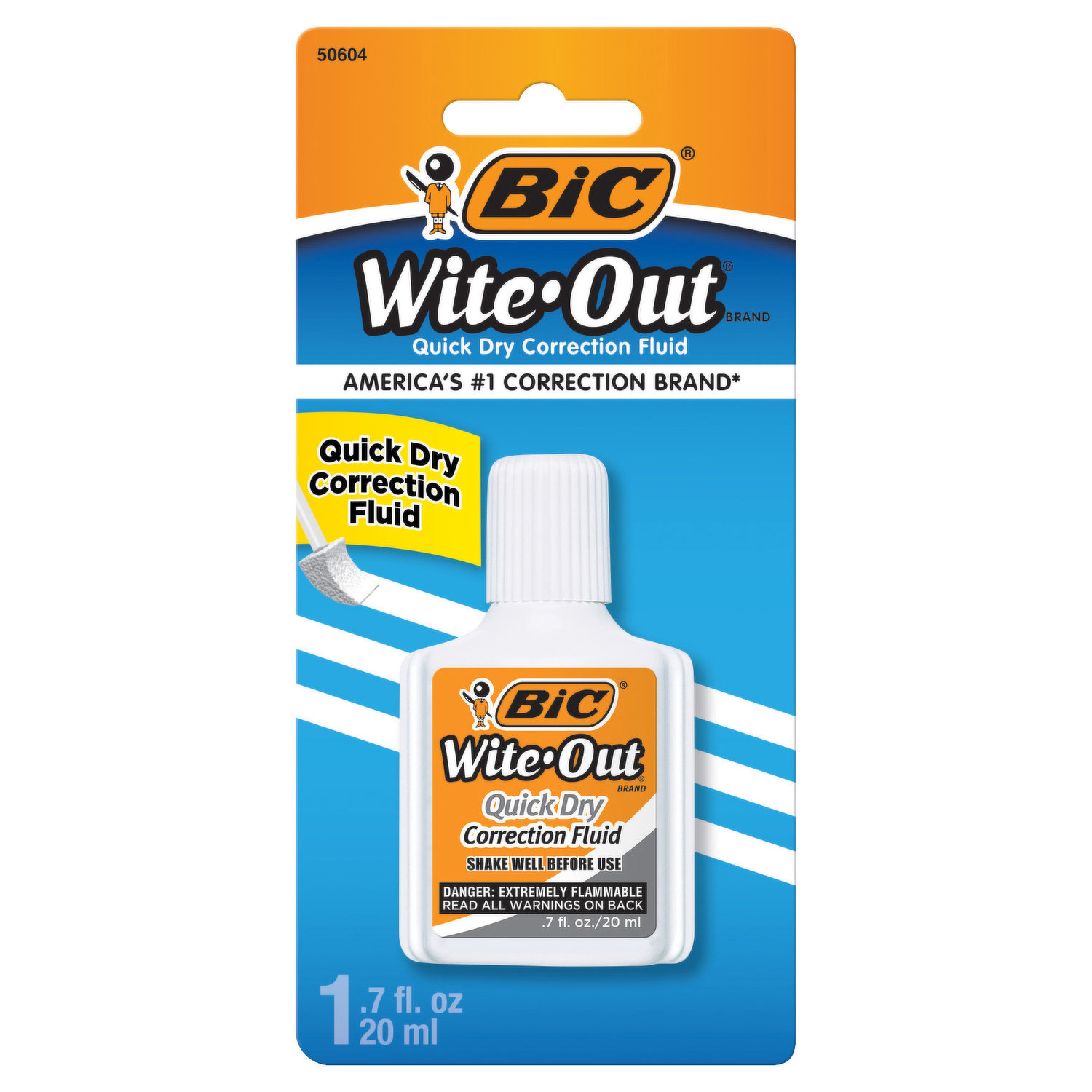 BIC Correction Fluid, White