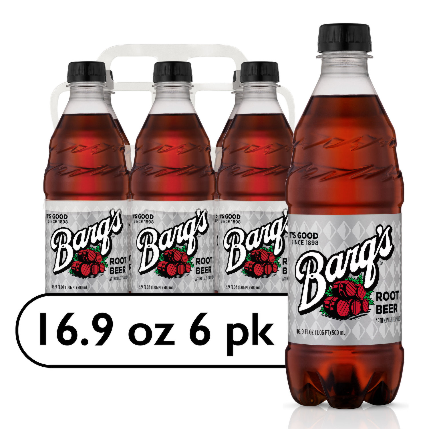 Barq's Root Beer ( 12 oz. glass bottles )