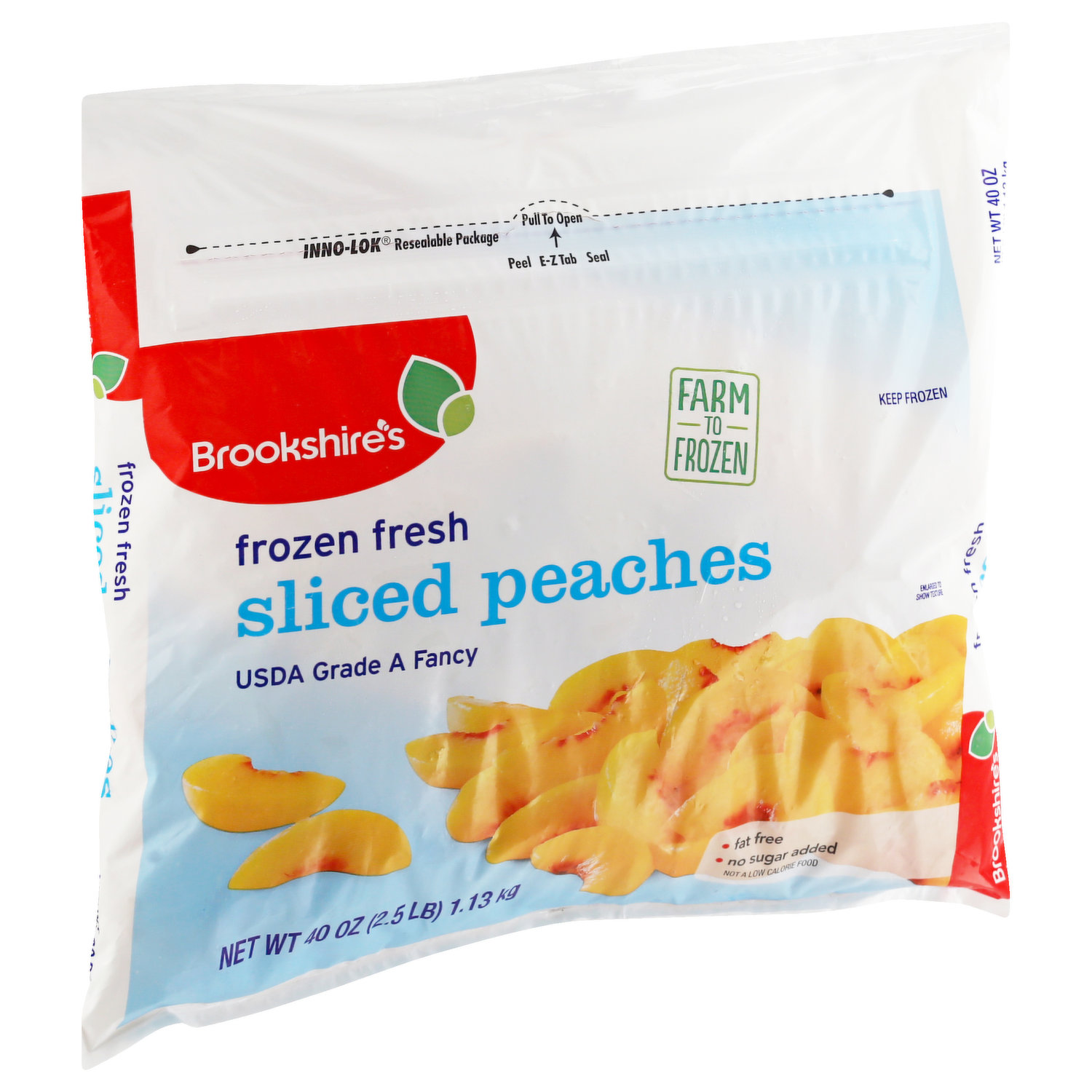 Fresh Frozen Organic Peaches