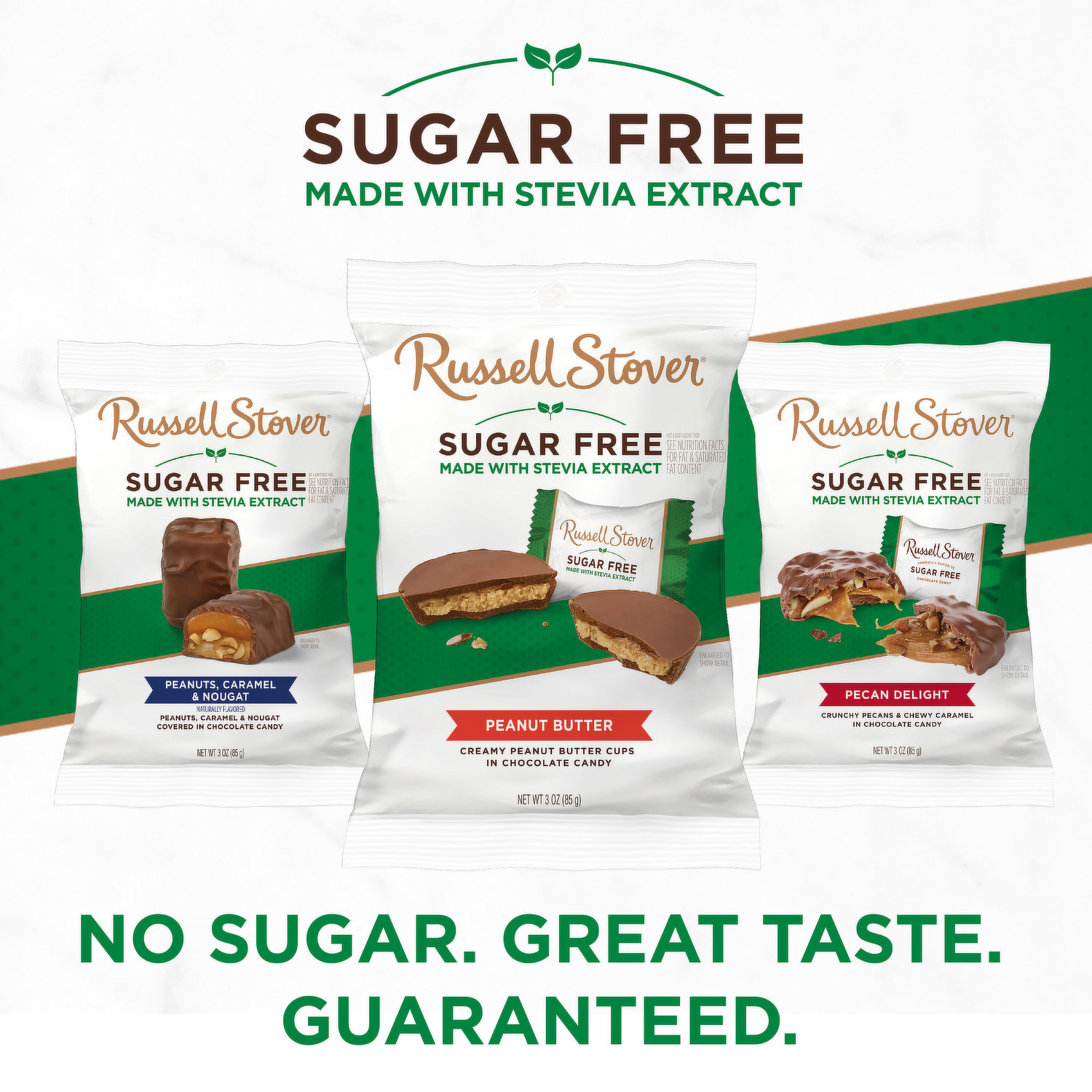 Russell Stover Chocolate Candy Coated Peanuts, Sugar Free - 7.5 oz