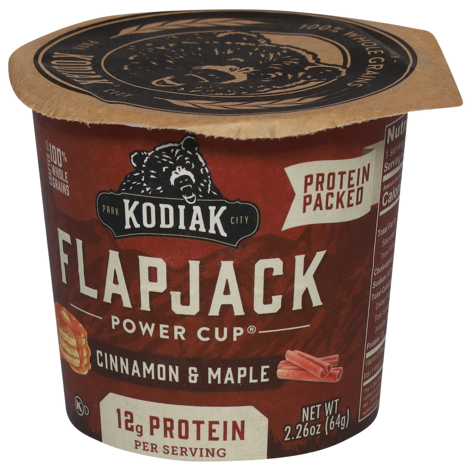 Kodiak Cakes Power Cup Flapjack, Buttermilk & Maple - 2.15 oz