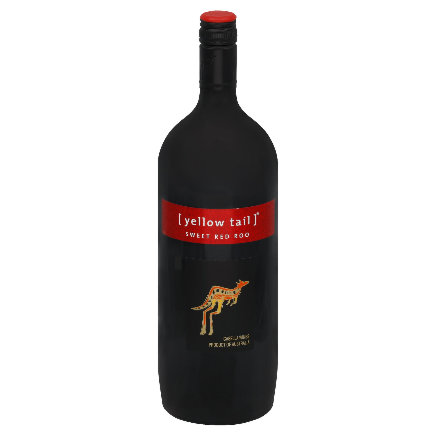 Yellow Tail Red Wine, Red Roo Sweet