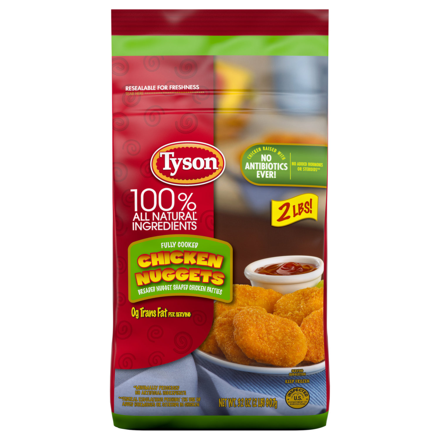 tyson spicy chicken nuggets