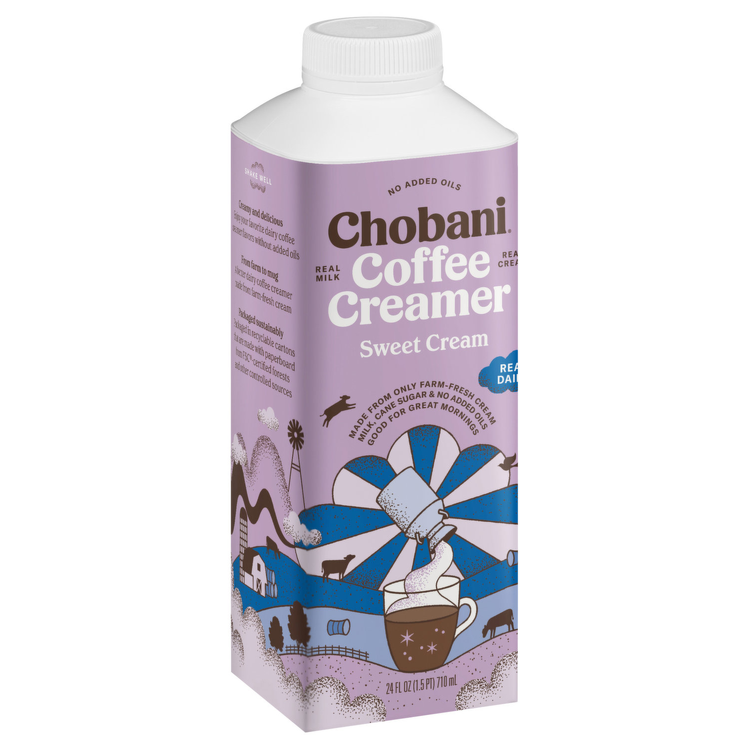 Chobani Coffee Creamer, Sweet Cream