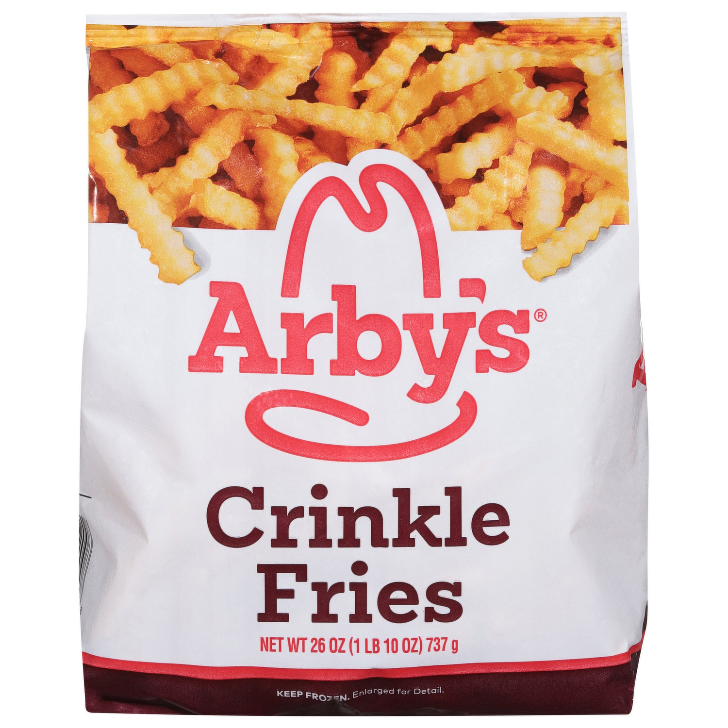 Ore-Ida Extra Crispy Seasoned Crinkle Cut Fries 26 Oz Stand Up Bag